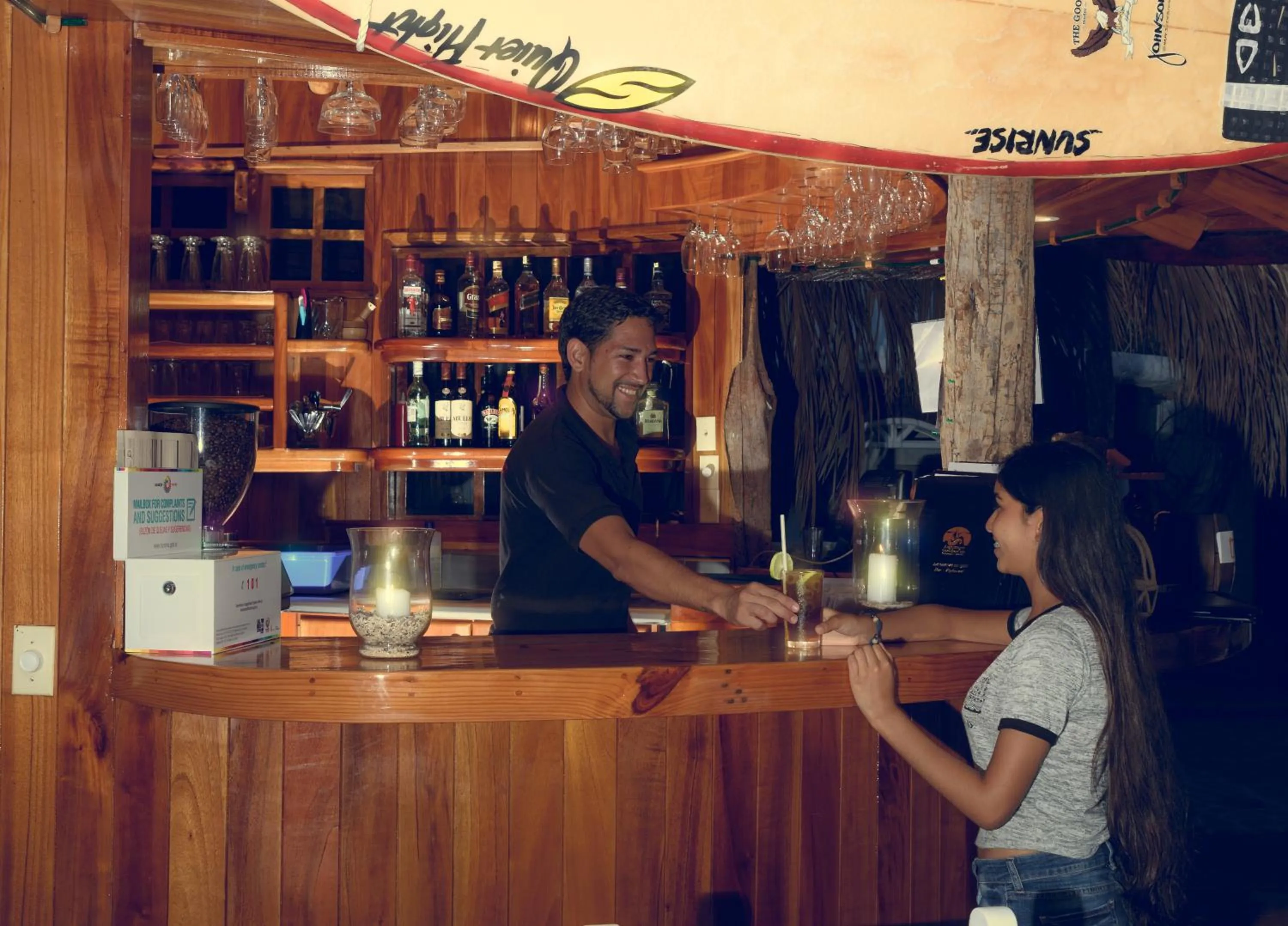 Drinks in Hotel Angermeyer Waterfront Inn