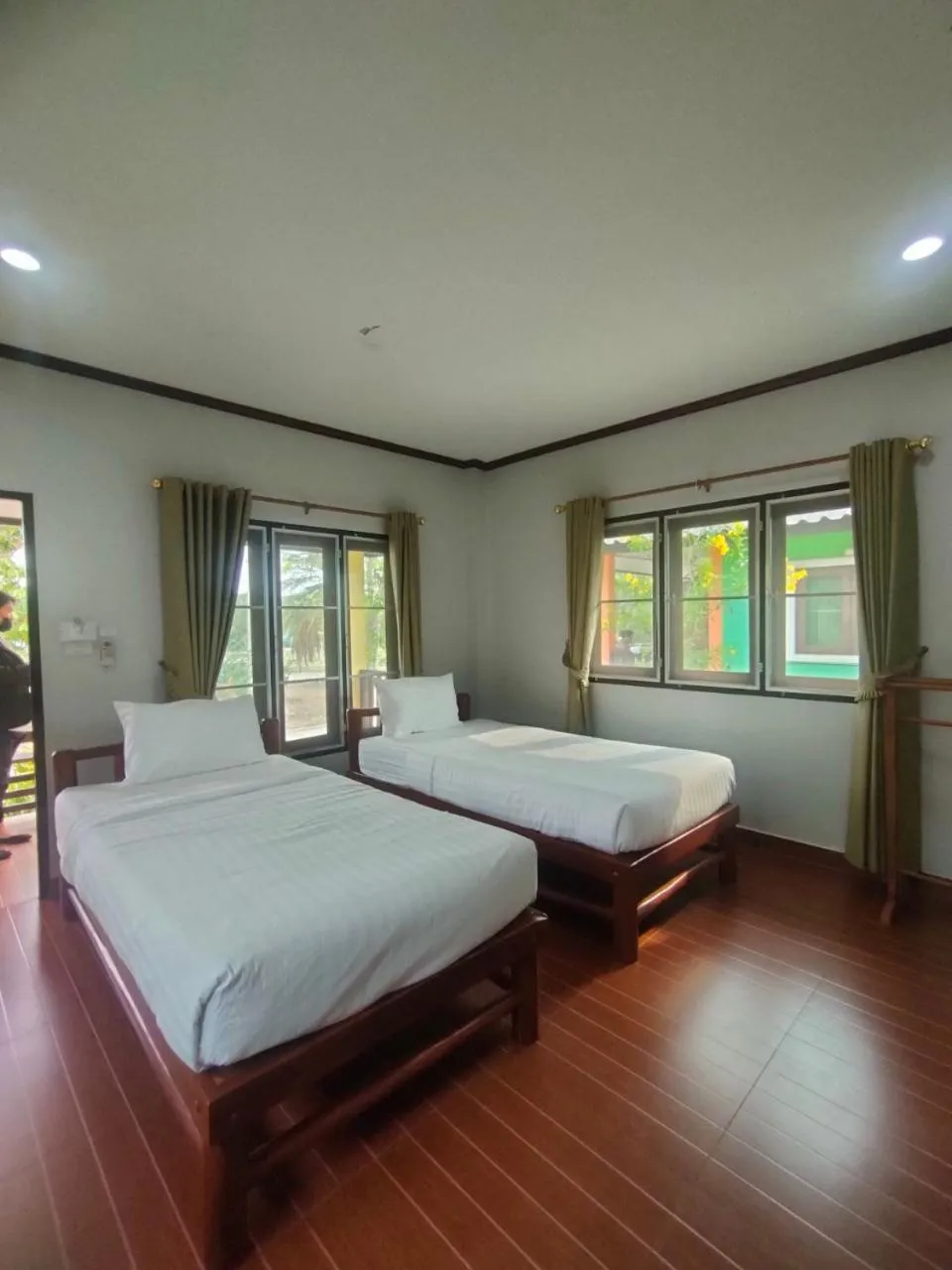 Bed in Chatchawan Resort