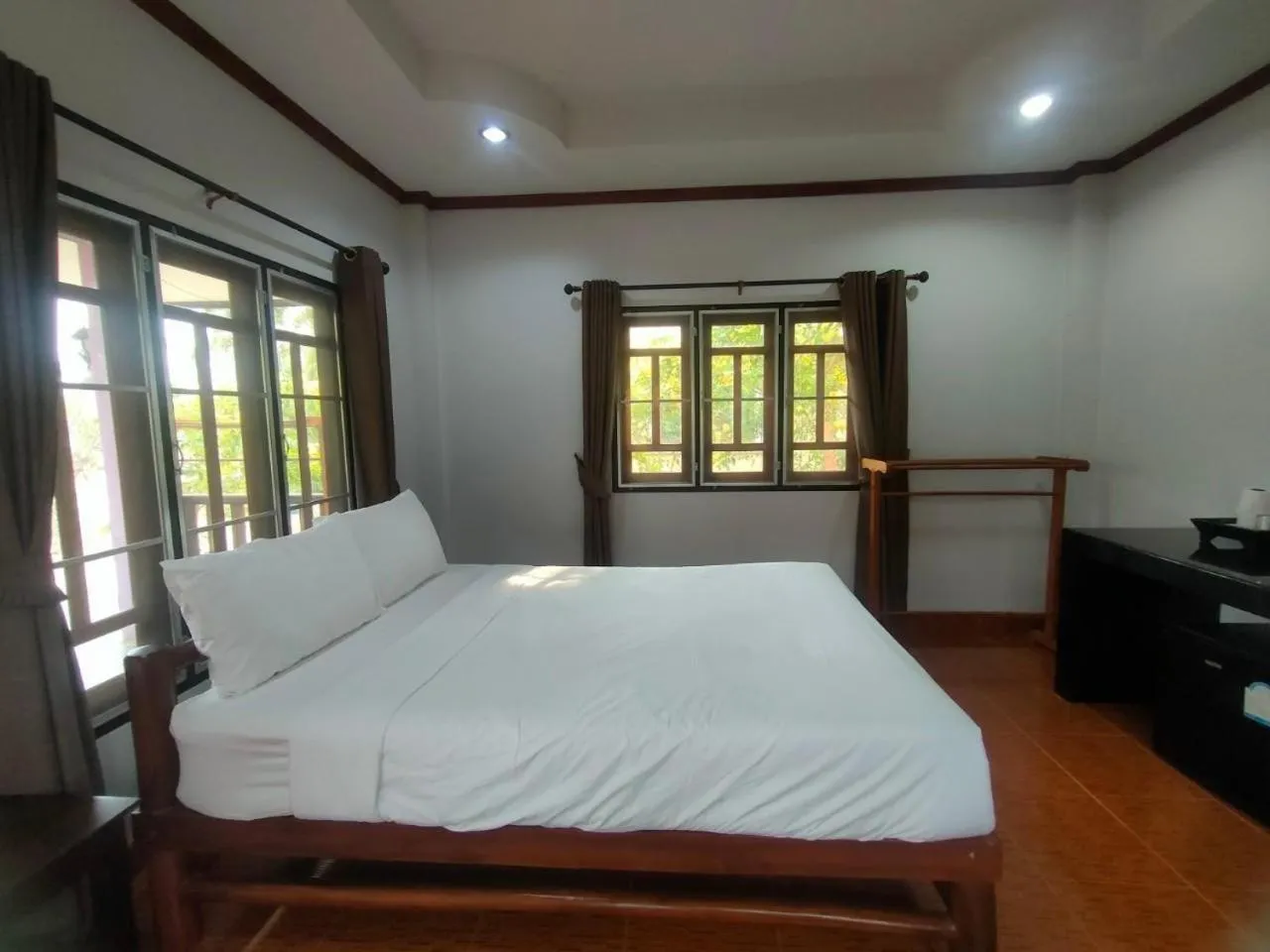 Bed in Chatchawan Resort