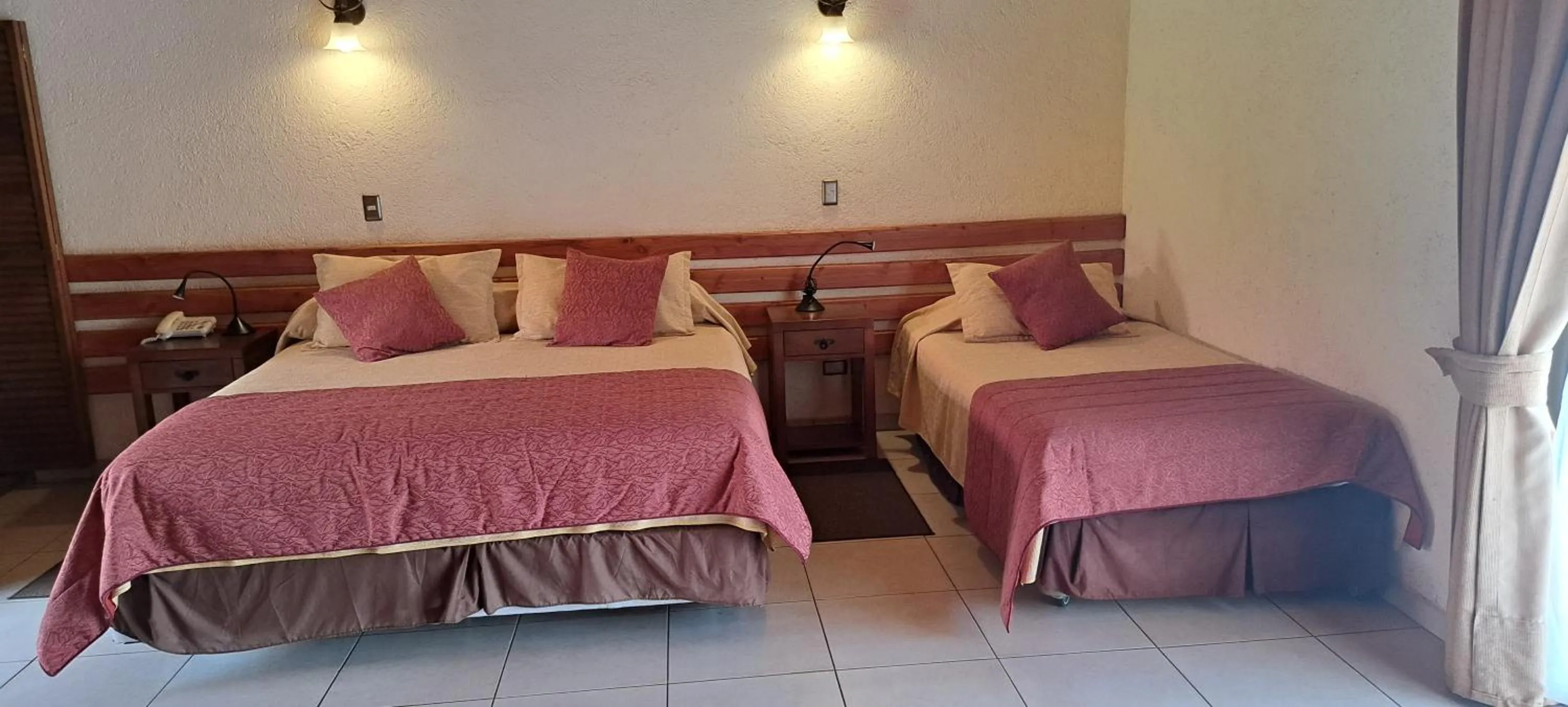 Bed in Hotel Puku Vai