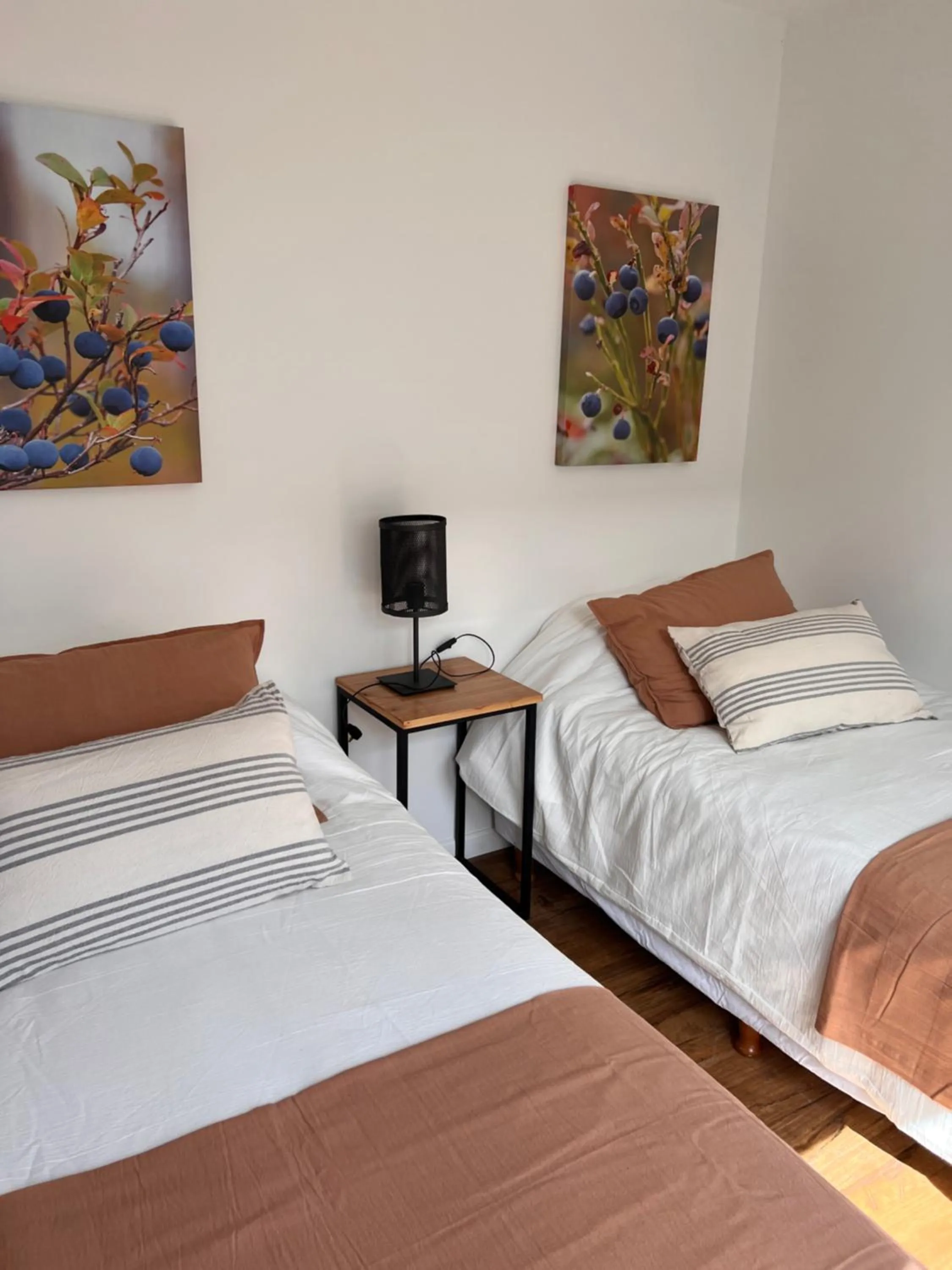 Bed in Cabañas del lago