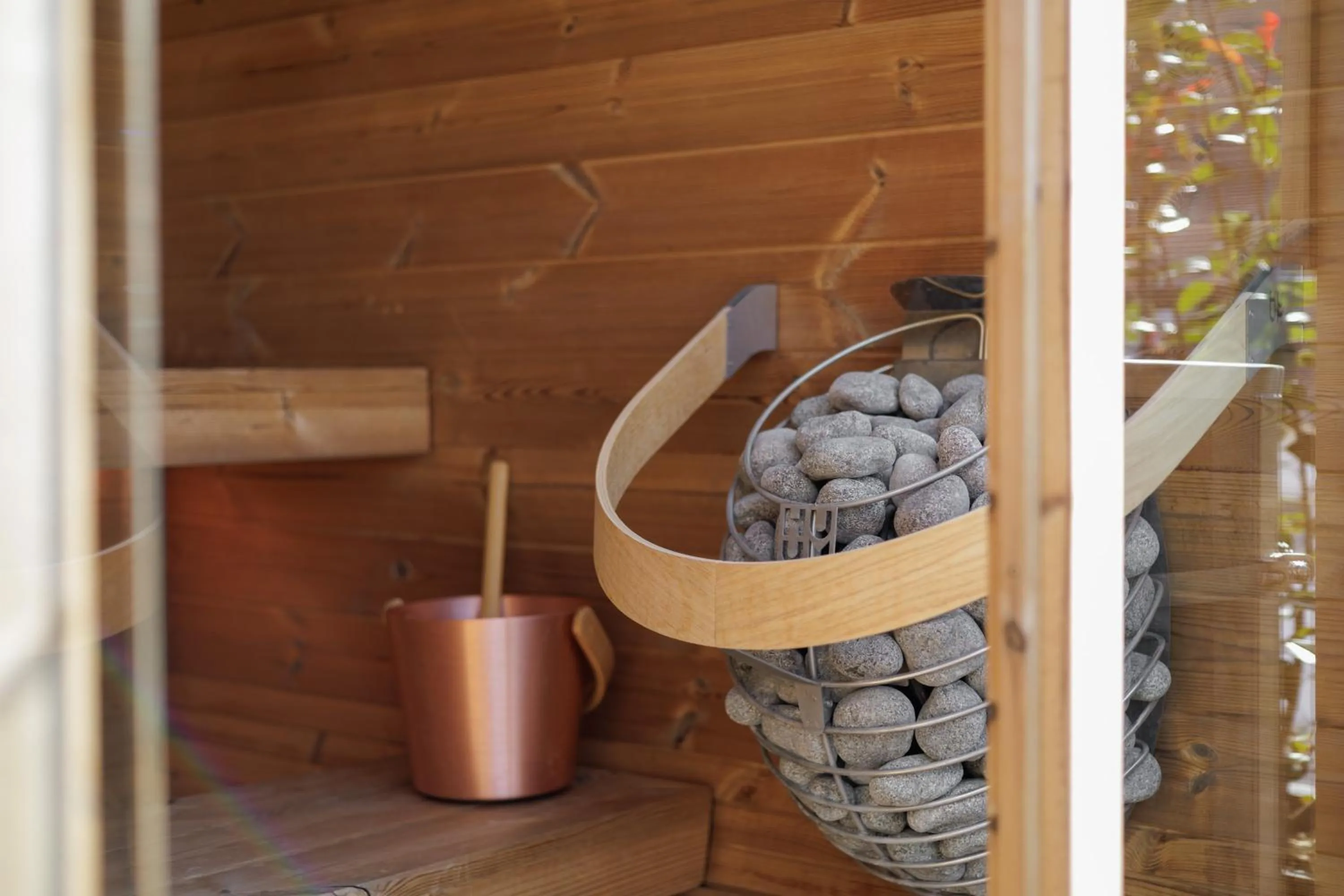 Sauna in Aparthotel Na Klenici