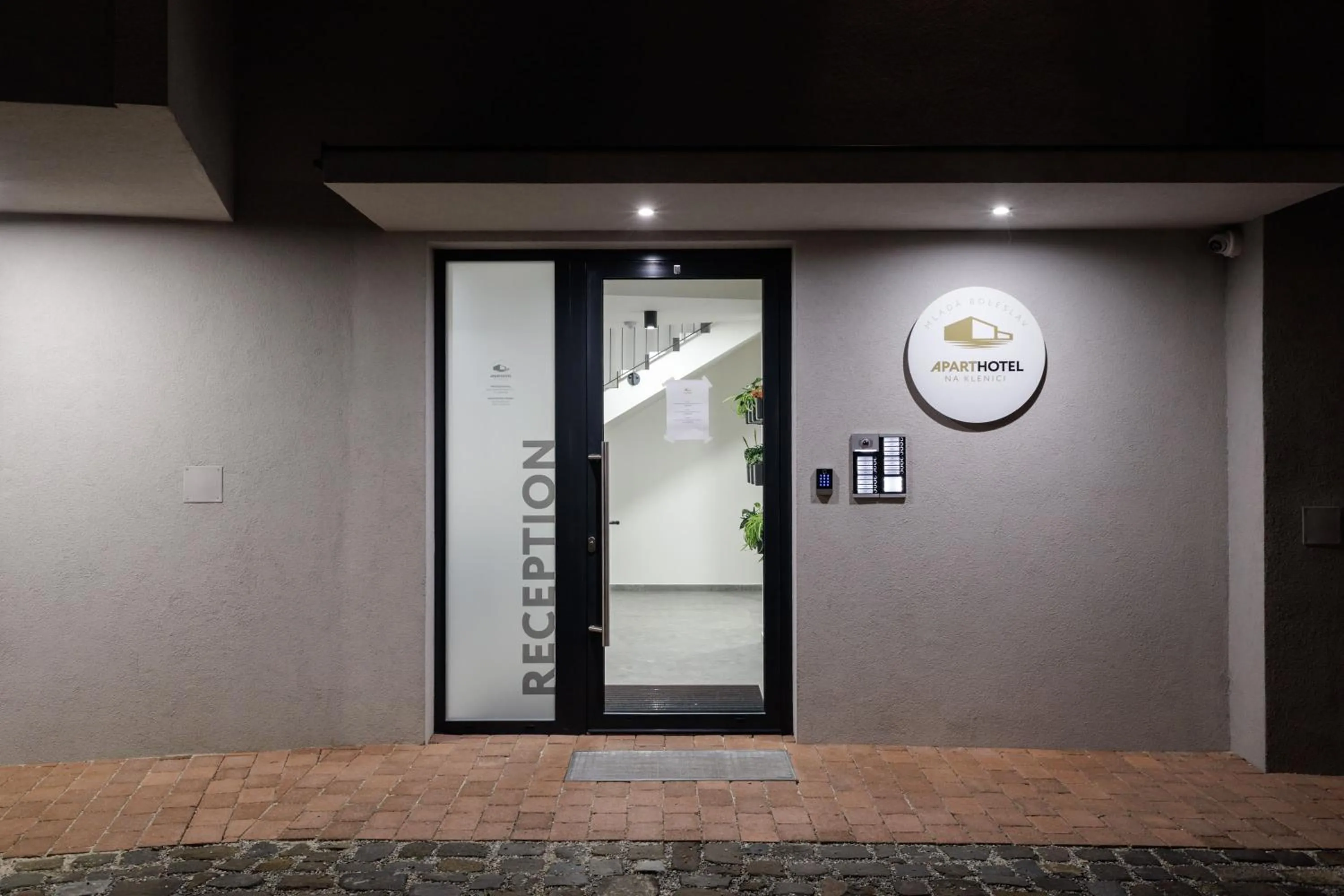 Lobby or reception in Aparthotel Na Klenici