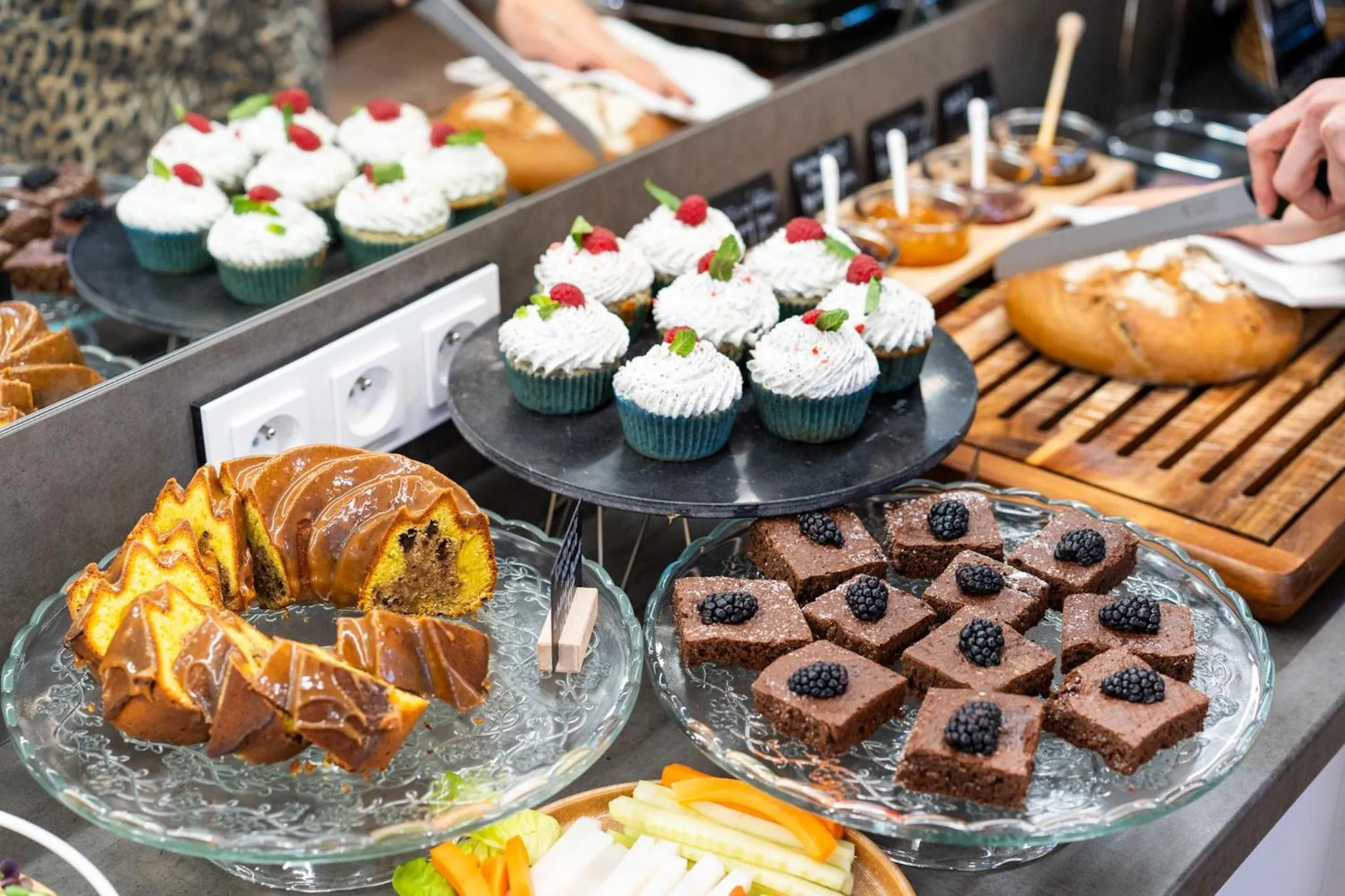 Breakfast in Aparthotel Na Klenici