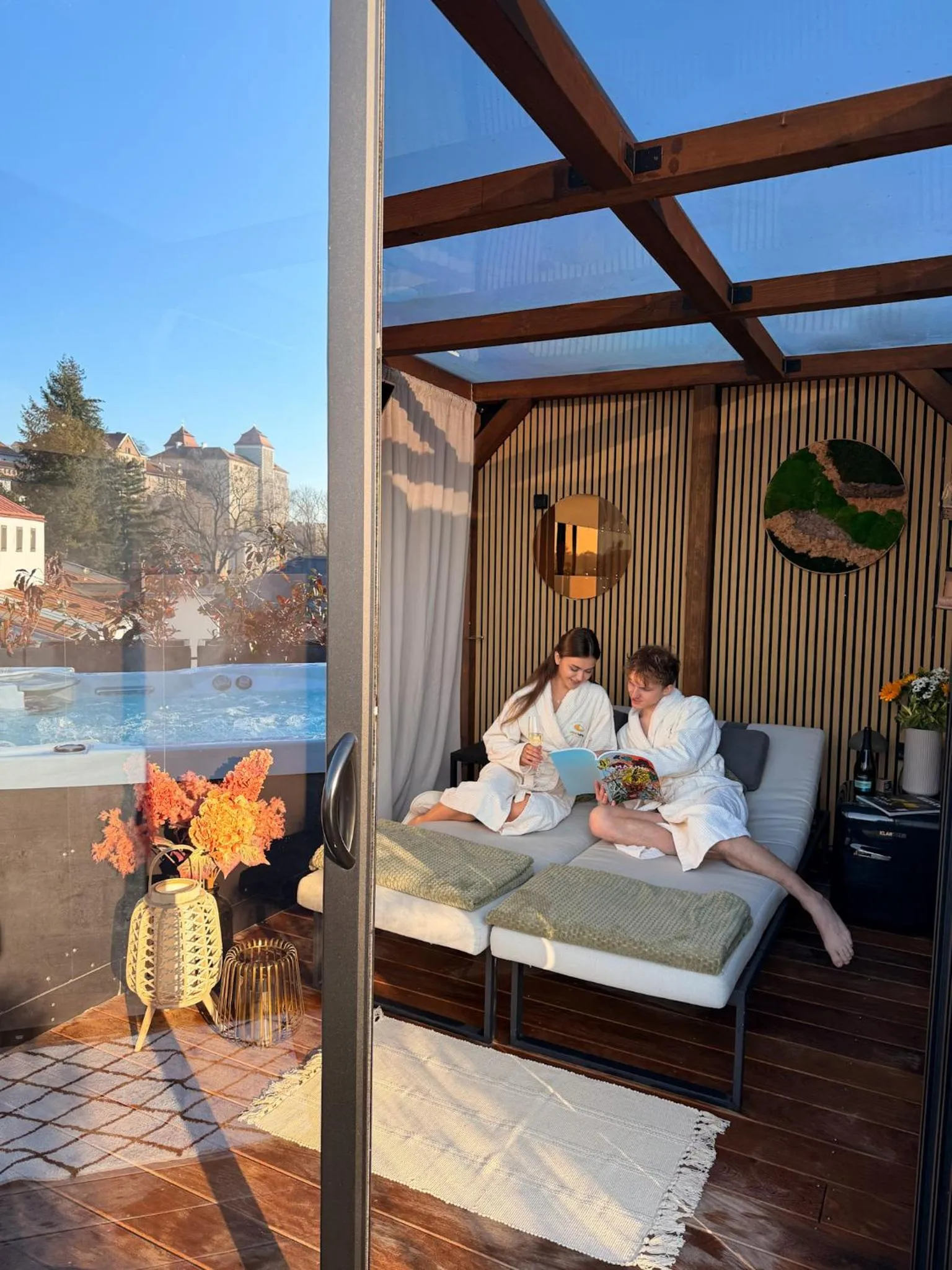 Spa and wellness centre/facilities in Aparthotel Na Klenici