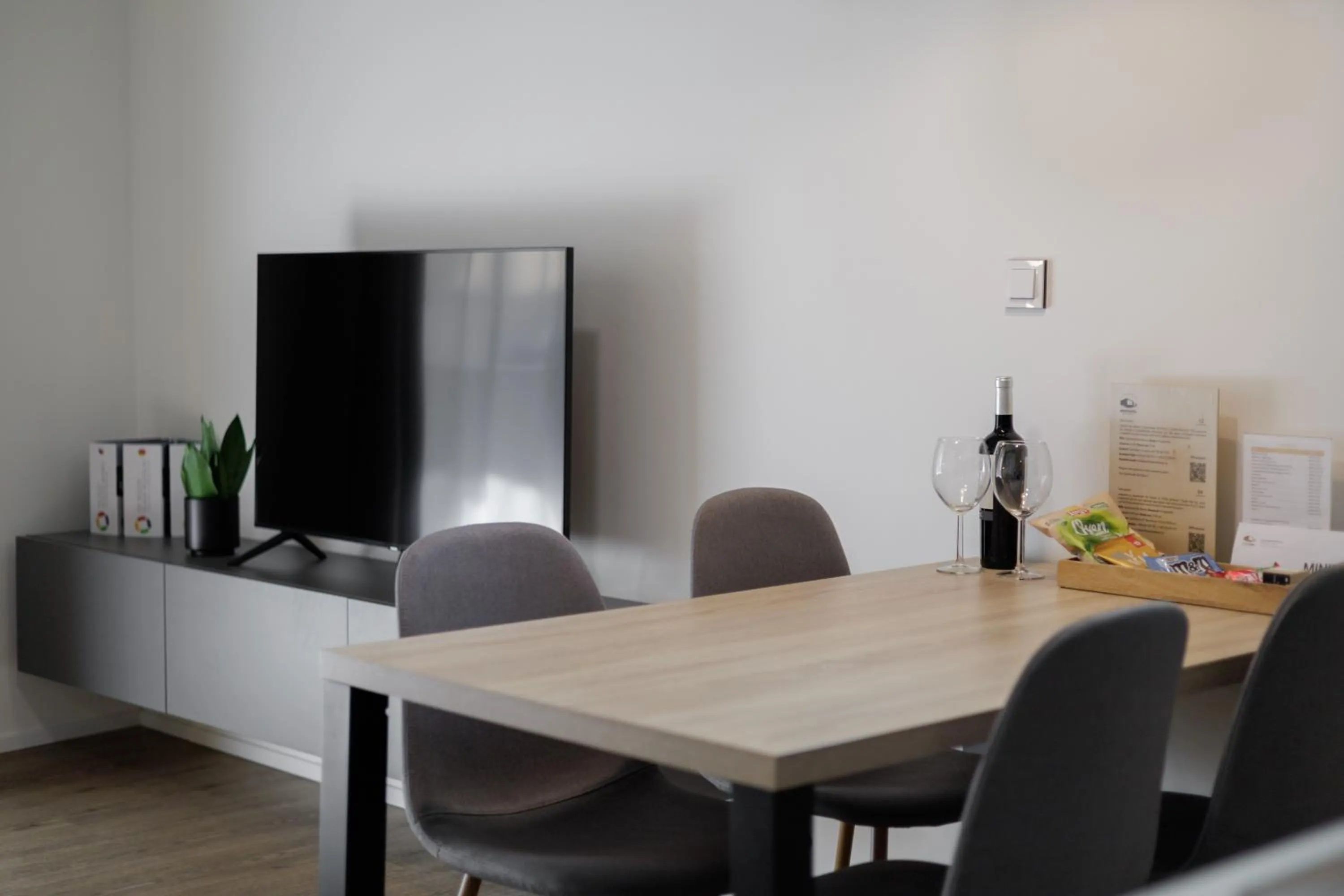 TV and multimedia in Aparthotel Na Klenici