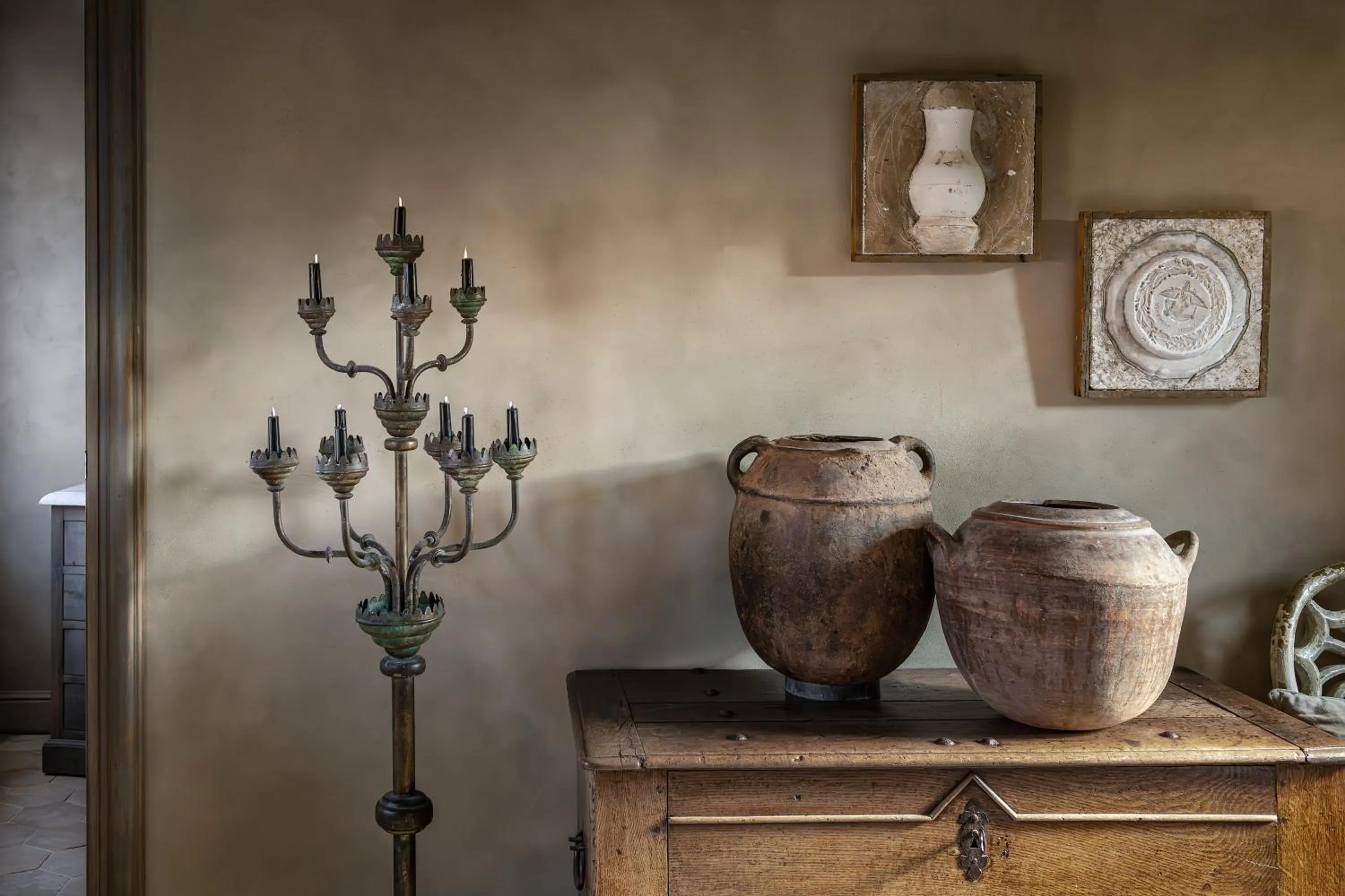 Decorative detail in The Notary