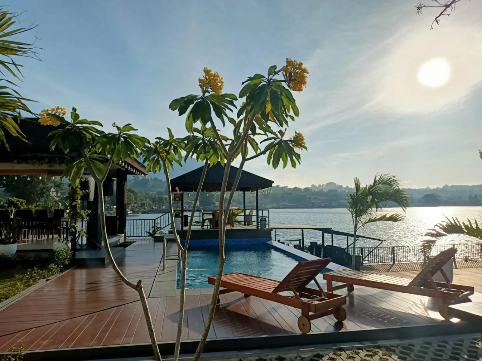Swimming pool in PURNAMA BALIGE HOTEL