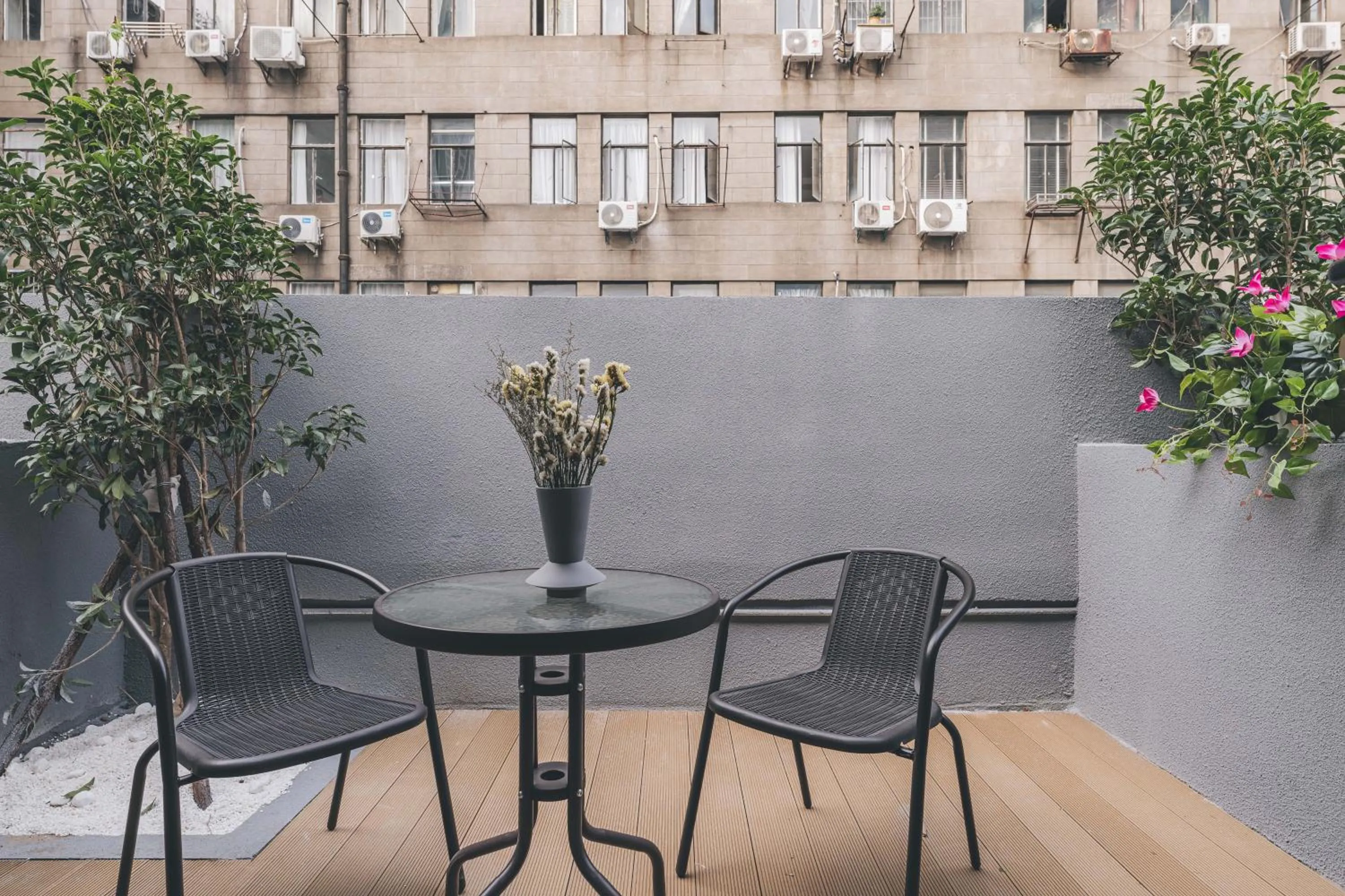 Balcony/Terrace in Shanghai Atour Hotel On The Bund- People Square-FreeMini Bar and Free Night Snacks