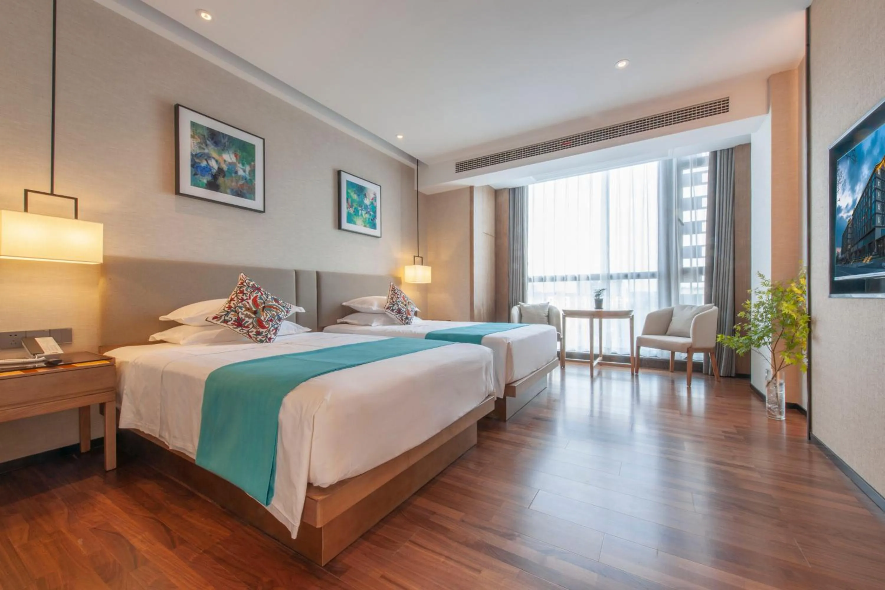 Photo of the whole room in SSAW Boutiquel Hotel Xizi