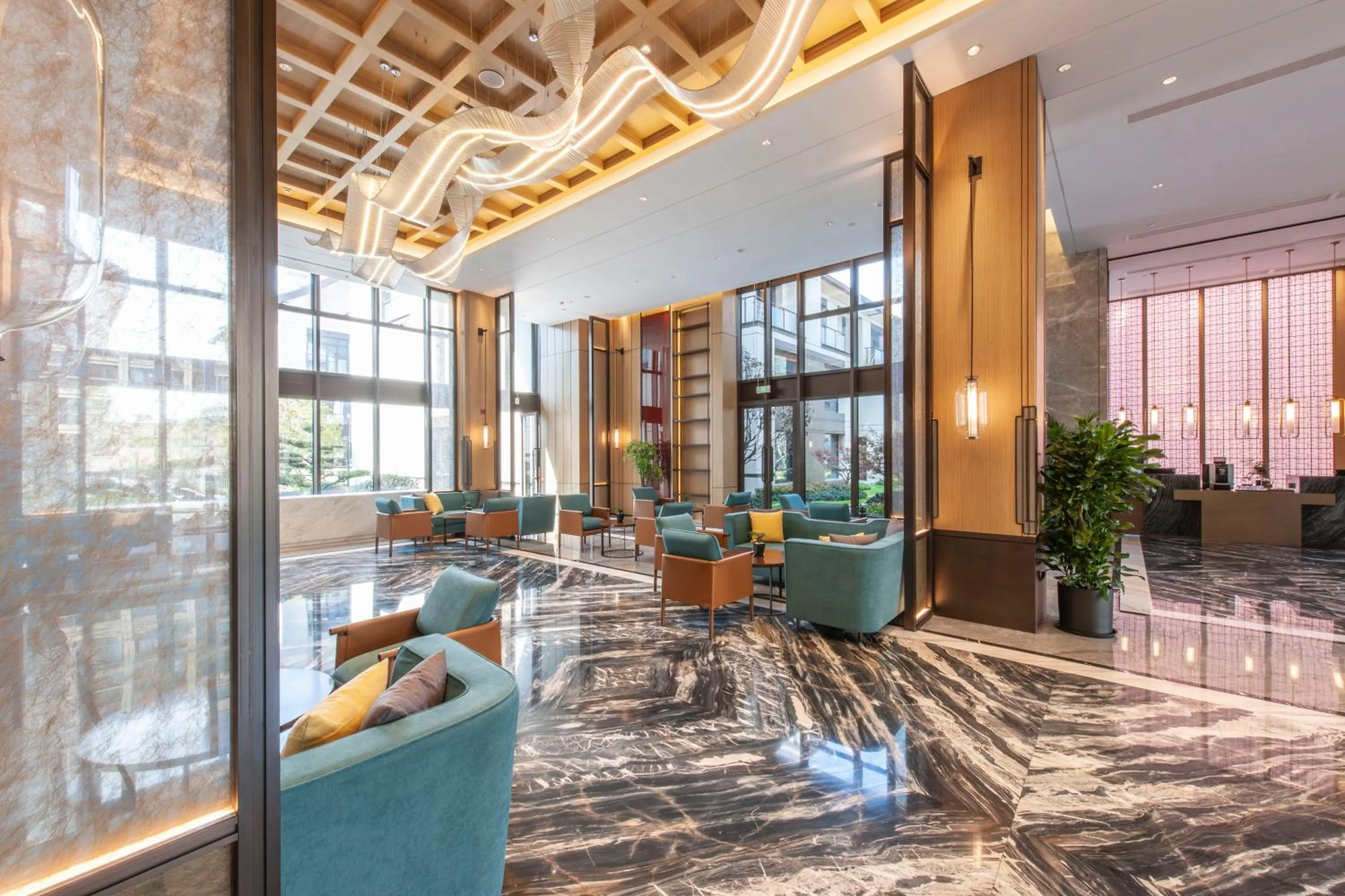 Lobby or reception in SSAW Boutiquel Hotel Xizi