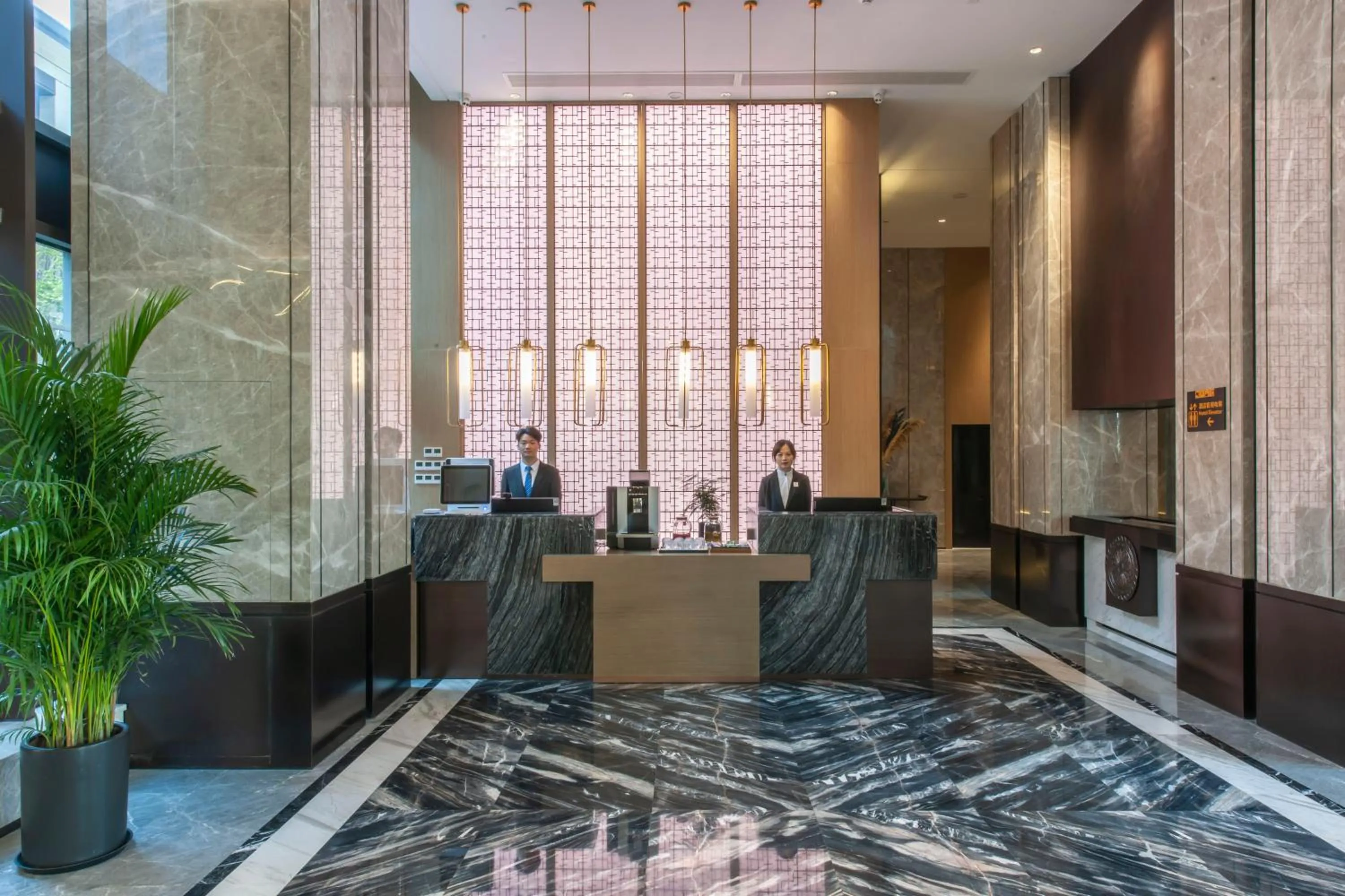 Lobby or reception in SSAW Boutiquel Hotel Xizi