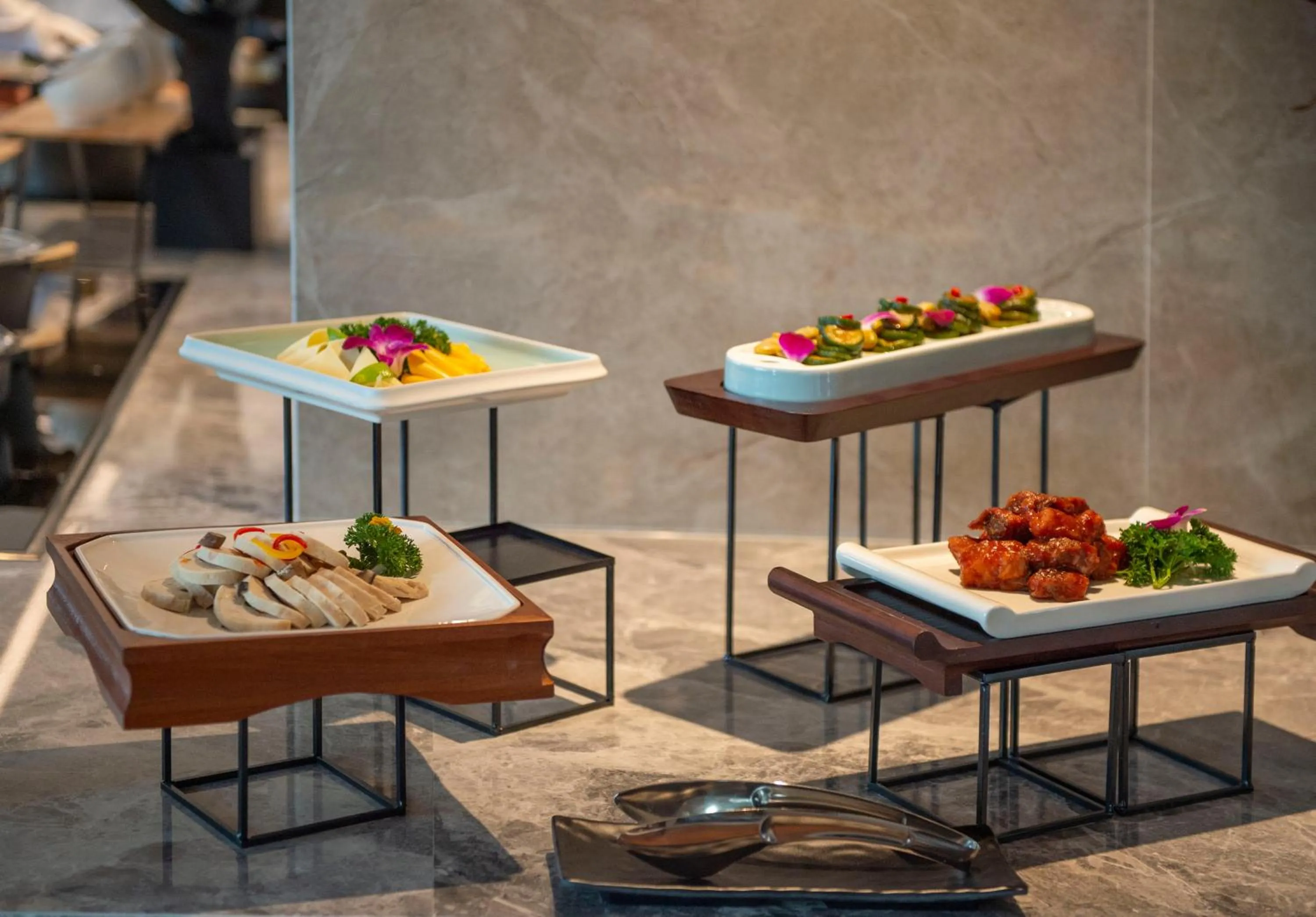 Buffet breakfast in SSAW Boutiquel Hotel Xizi