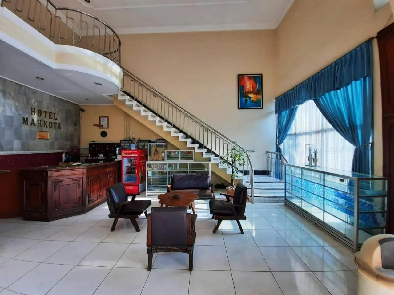 Lobby or reception in Hotel Mahkota