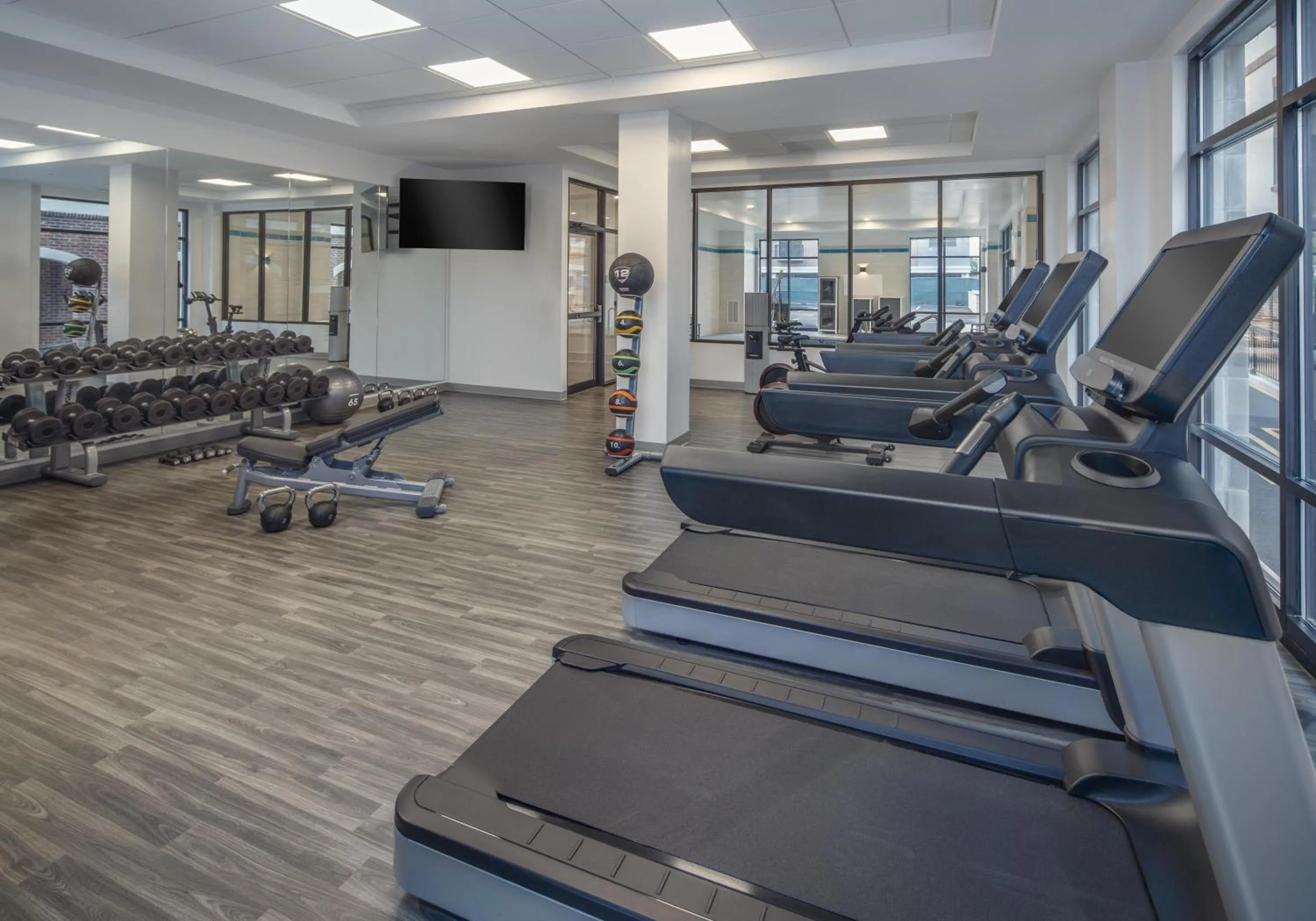 Fitness centre/facilities in Hyatt Place Newark-Main Street
