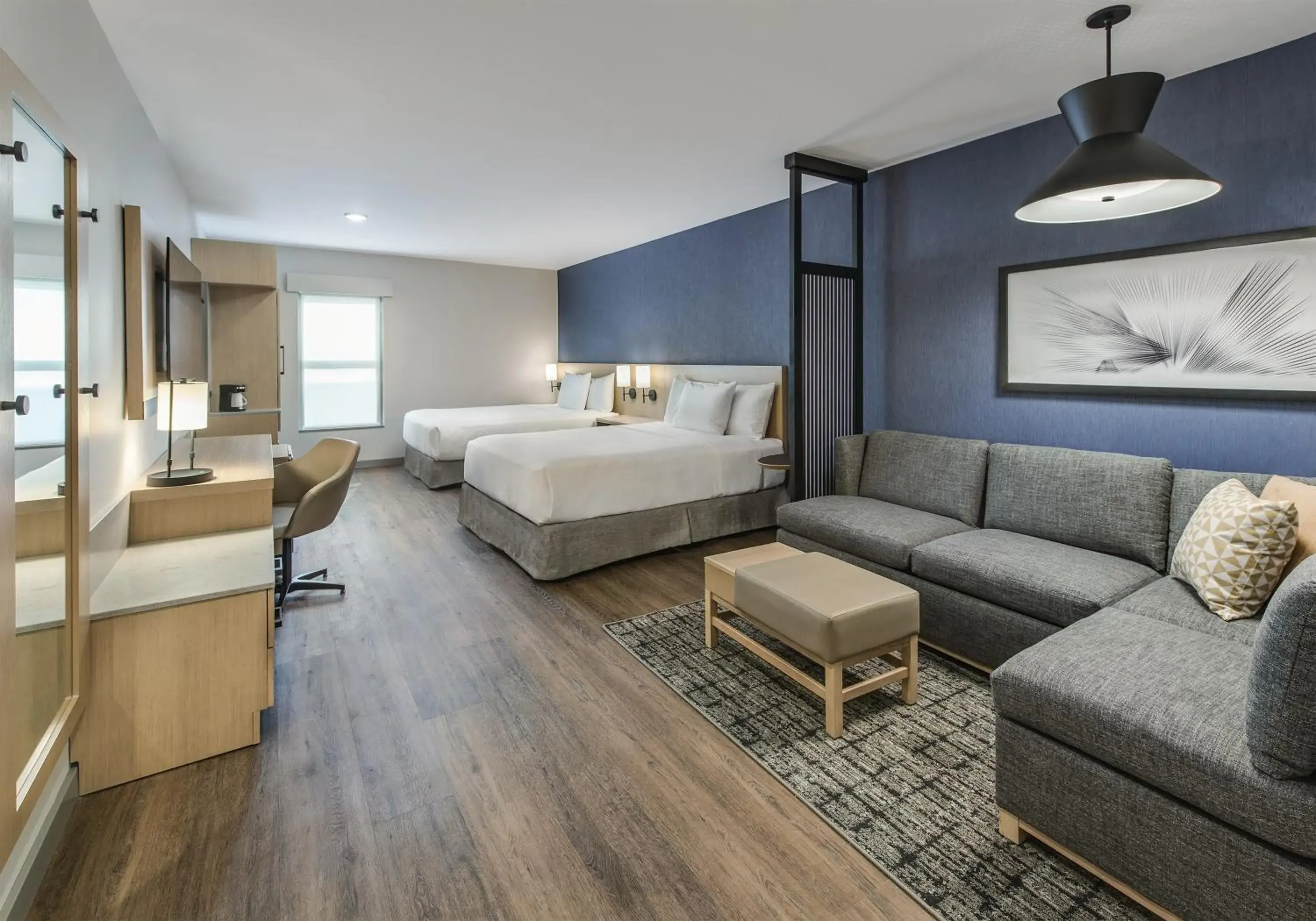 Queen Room with Two Queen Beds, Sofa Bed and Roll-in Shower - Disability Access in Hyatt Place Newark-Main Street Queen Room with Two Queen Beds, Sofa Bed and Roll-in Shower - Disability Access in Hyatt Place Newark-Main Street