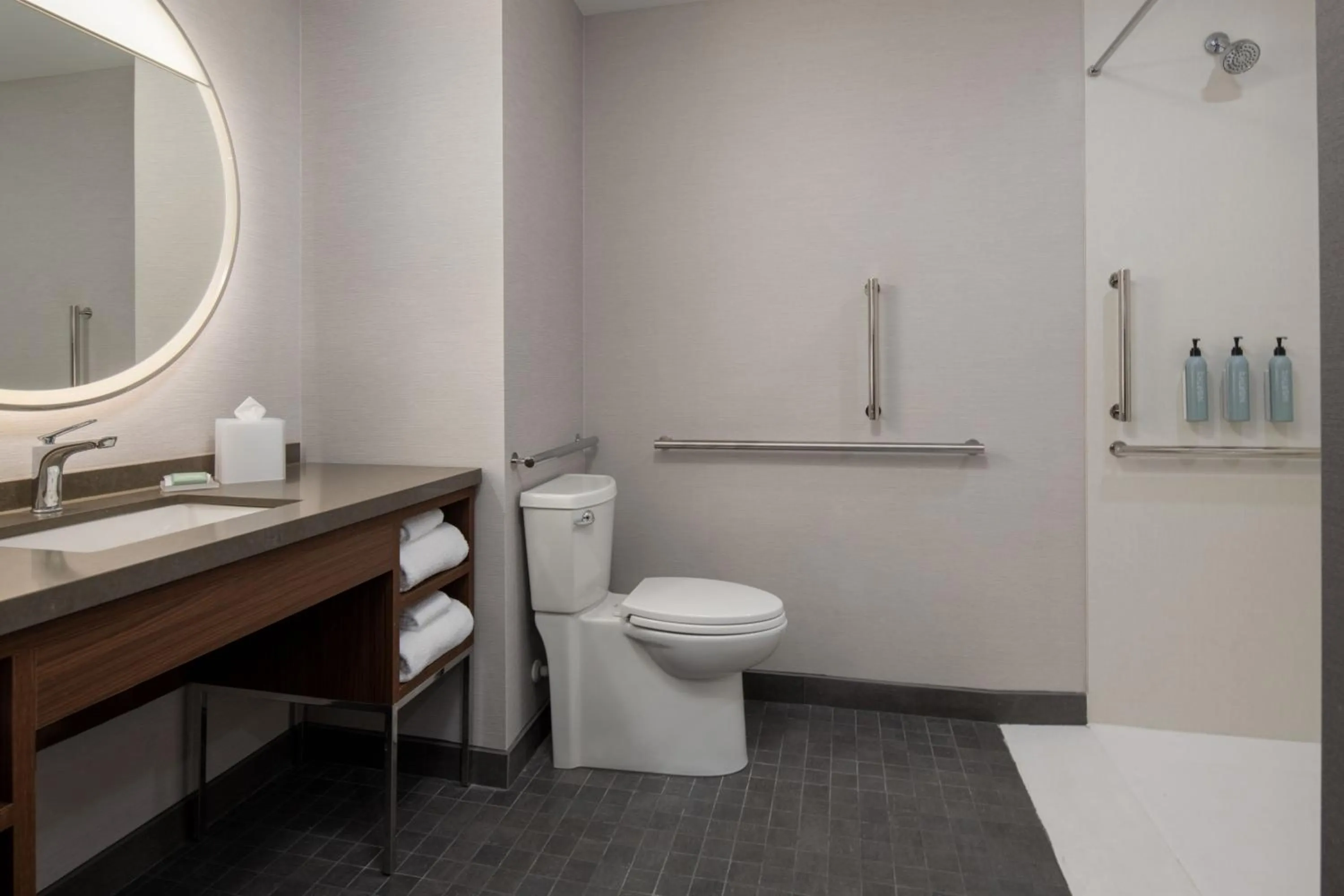 Bathroom in Courtyard by Marriott Olympia