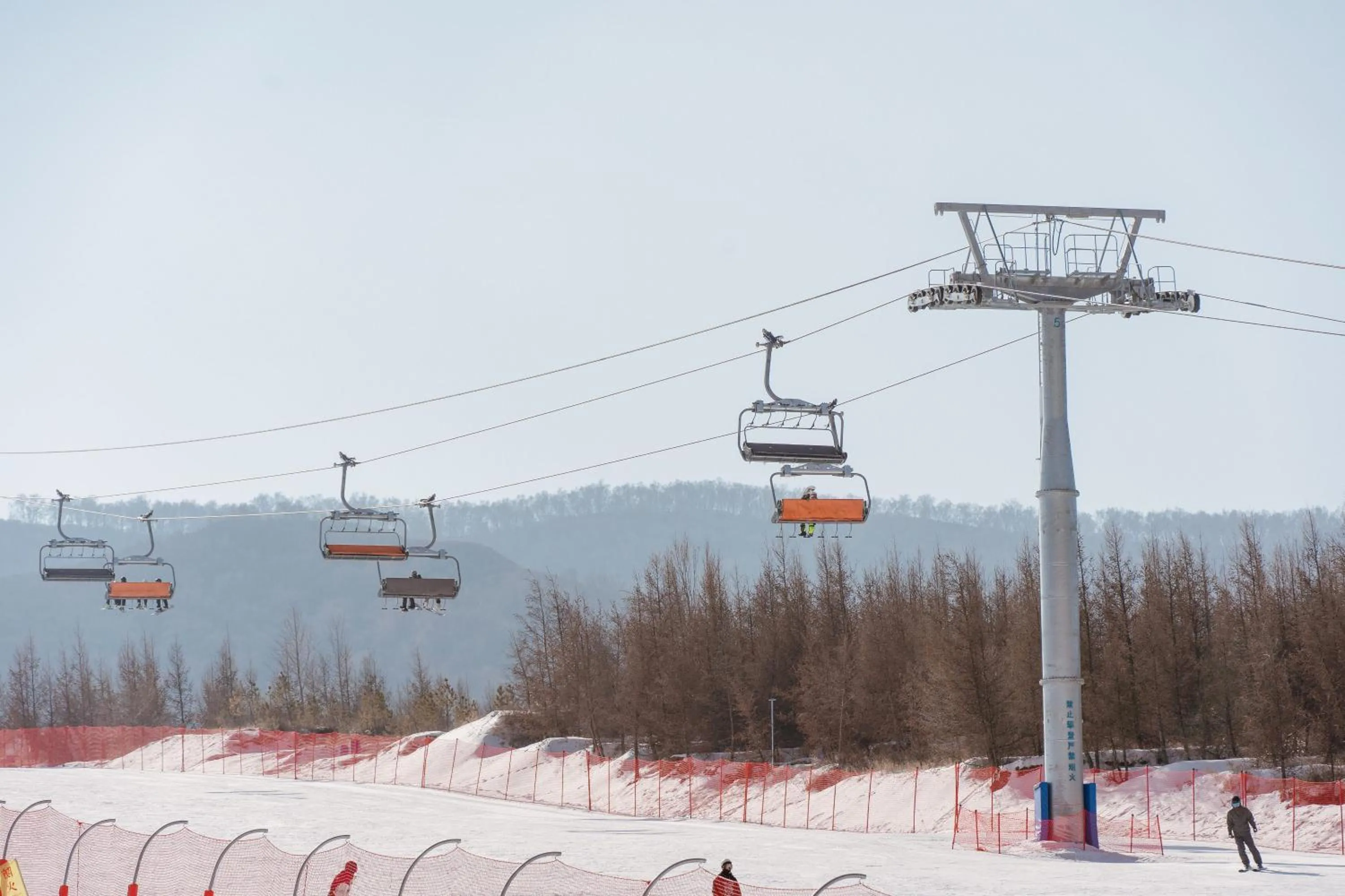 Skiing in Courtyard by Marriott Chongli
