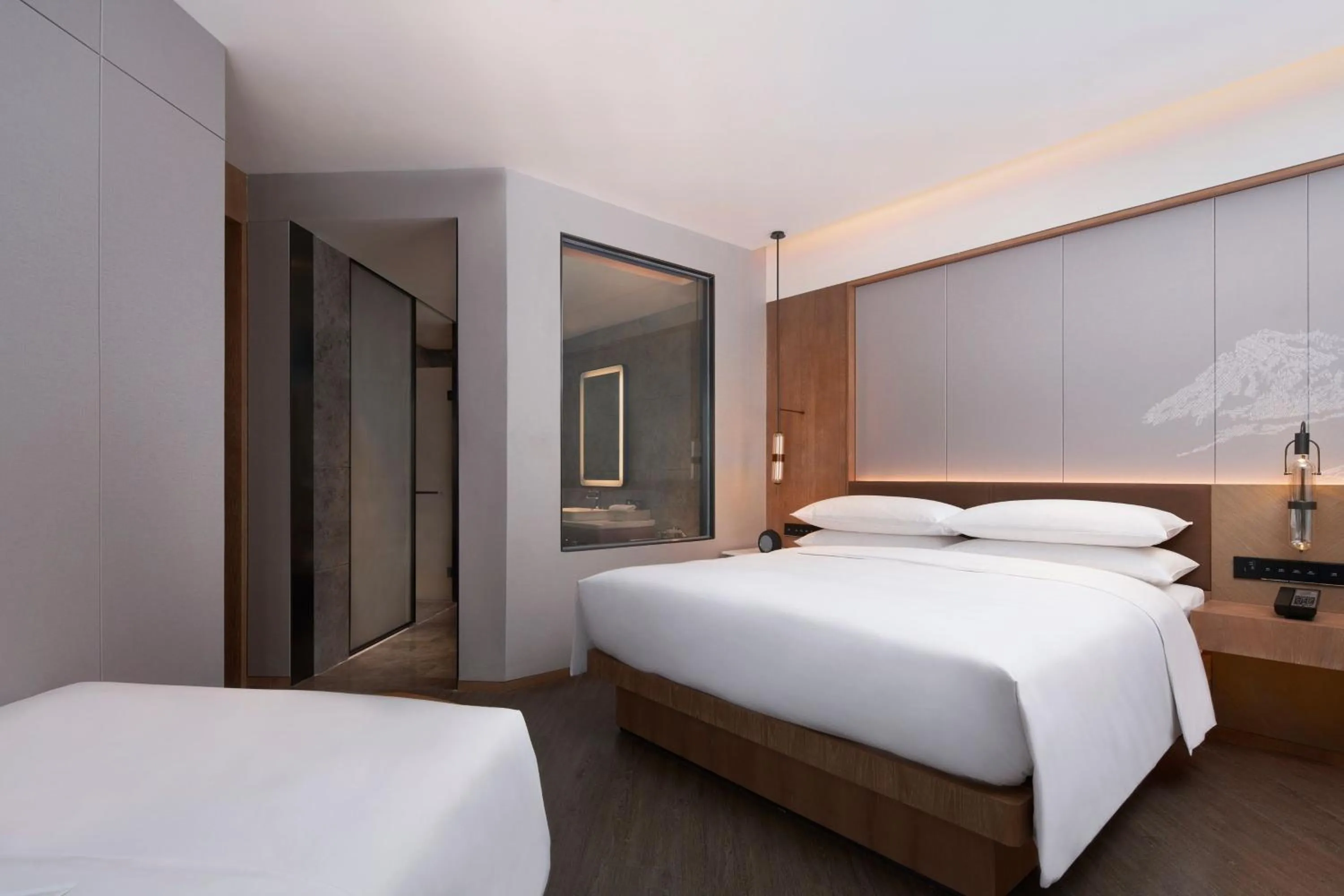 Bedroom, Bed in Courtyard by Marriott Chongli