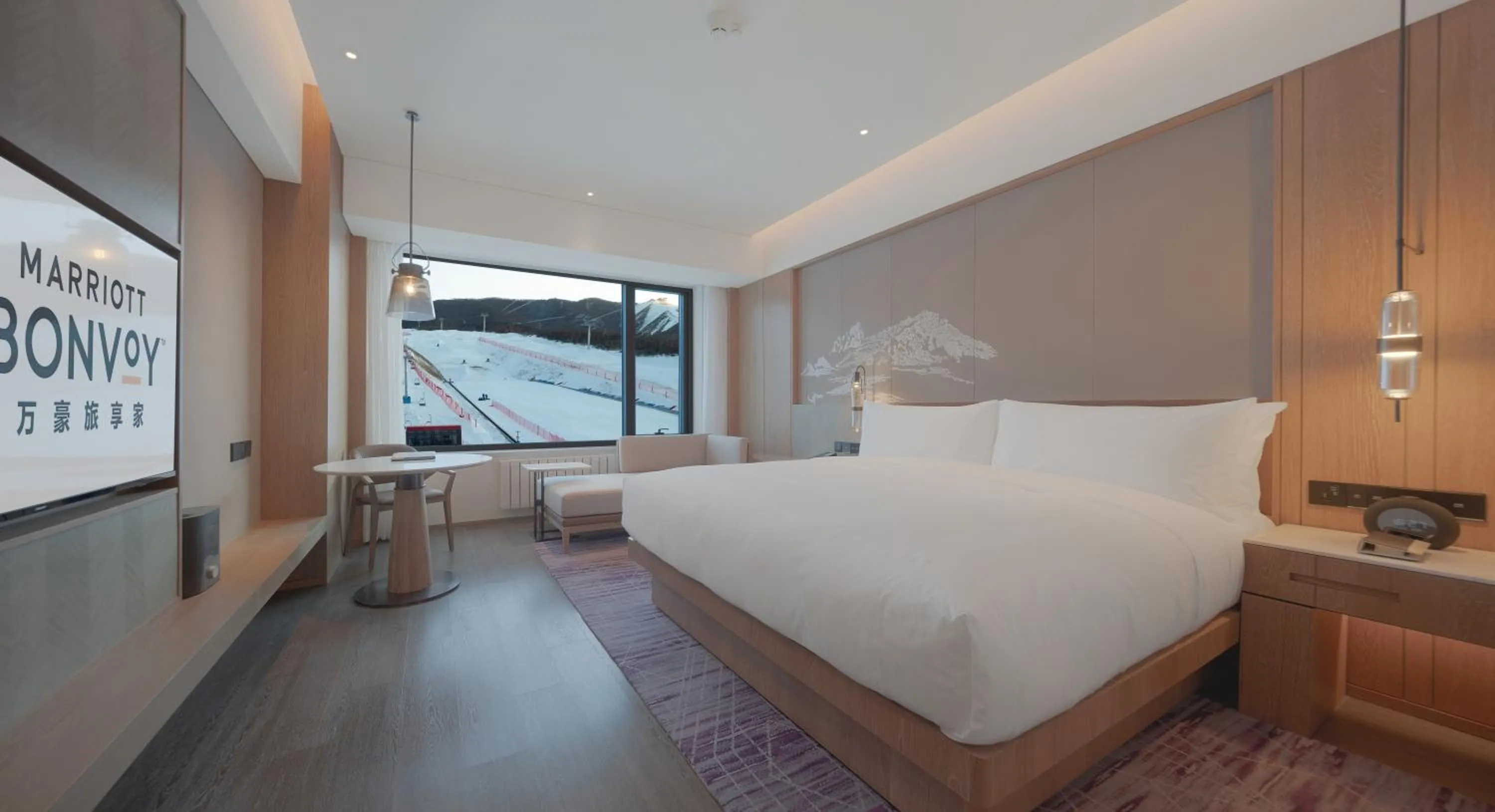 Bedroom, Bed in Courtyard by Marriott Chongli