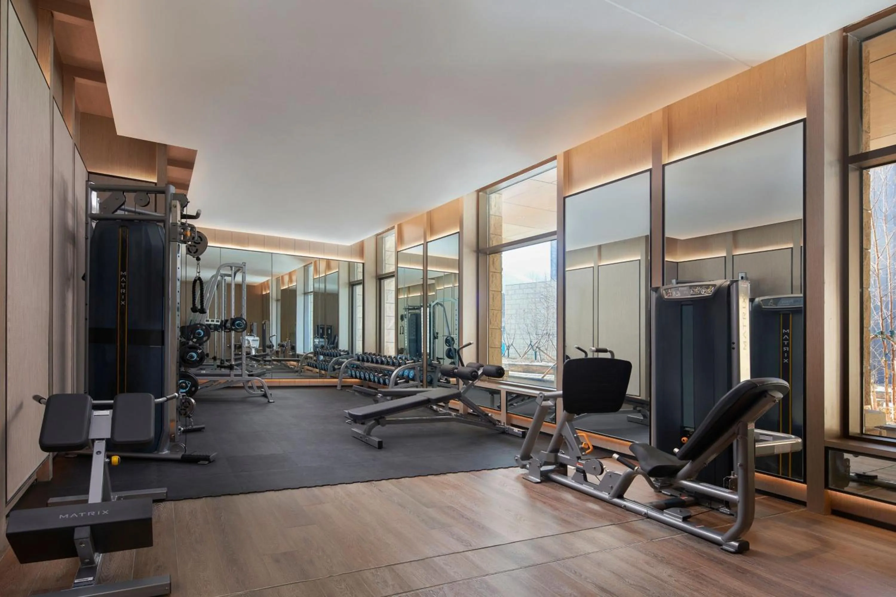 Fitness centre/facilities in Courtyard by Marriott Chongli