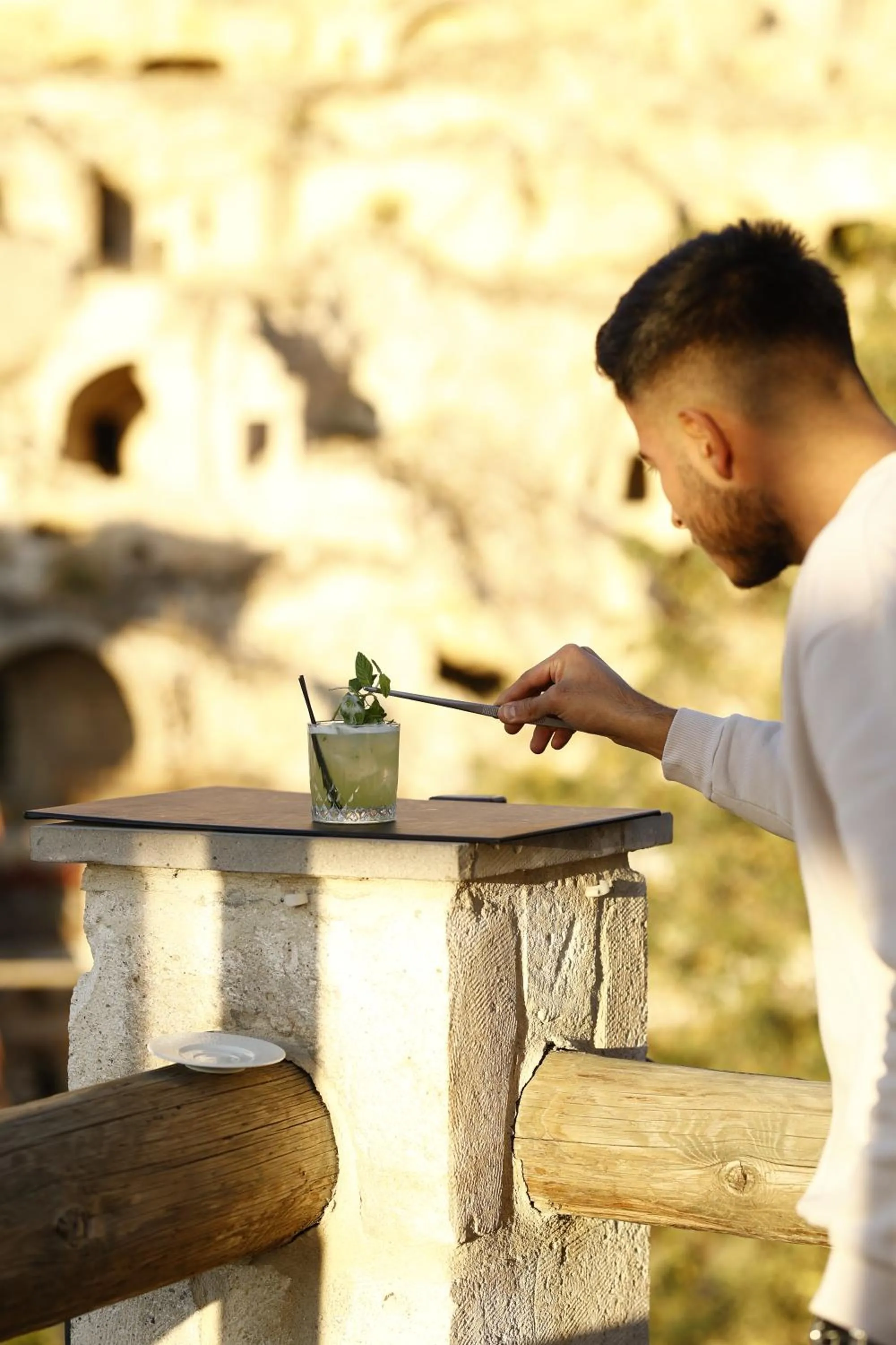 Natural landscape in Bala Cave House