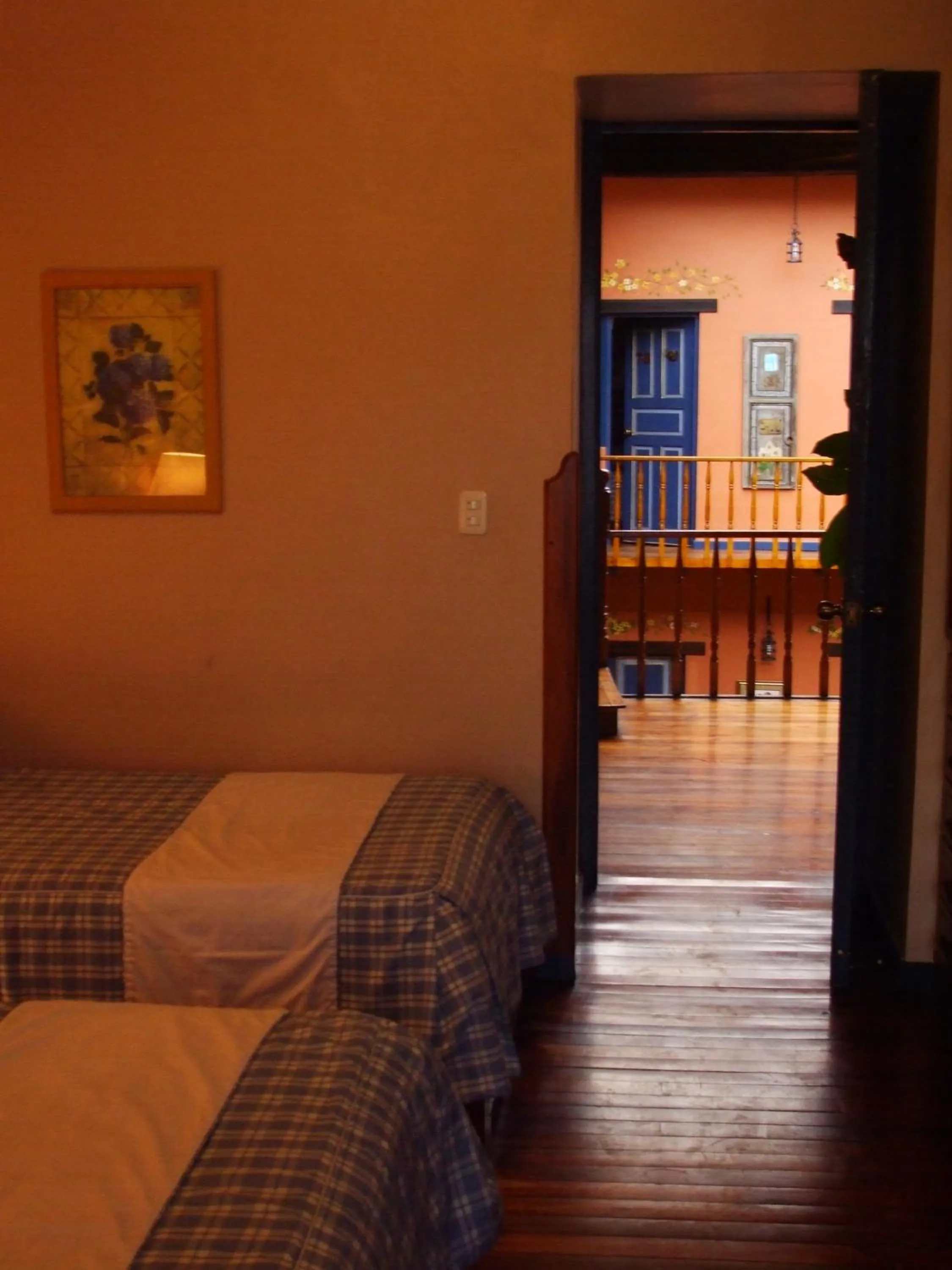 Bed in Hotel Posada del Angel