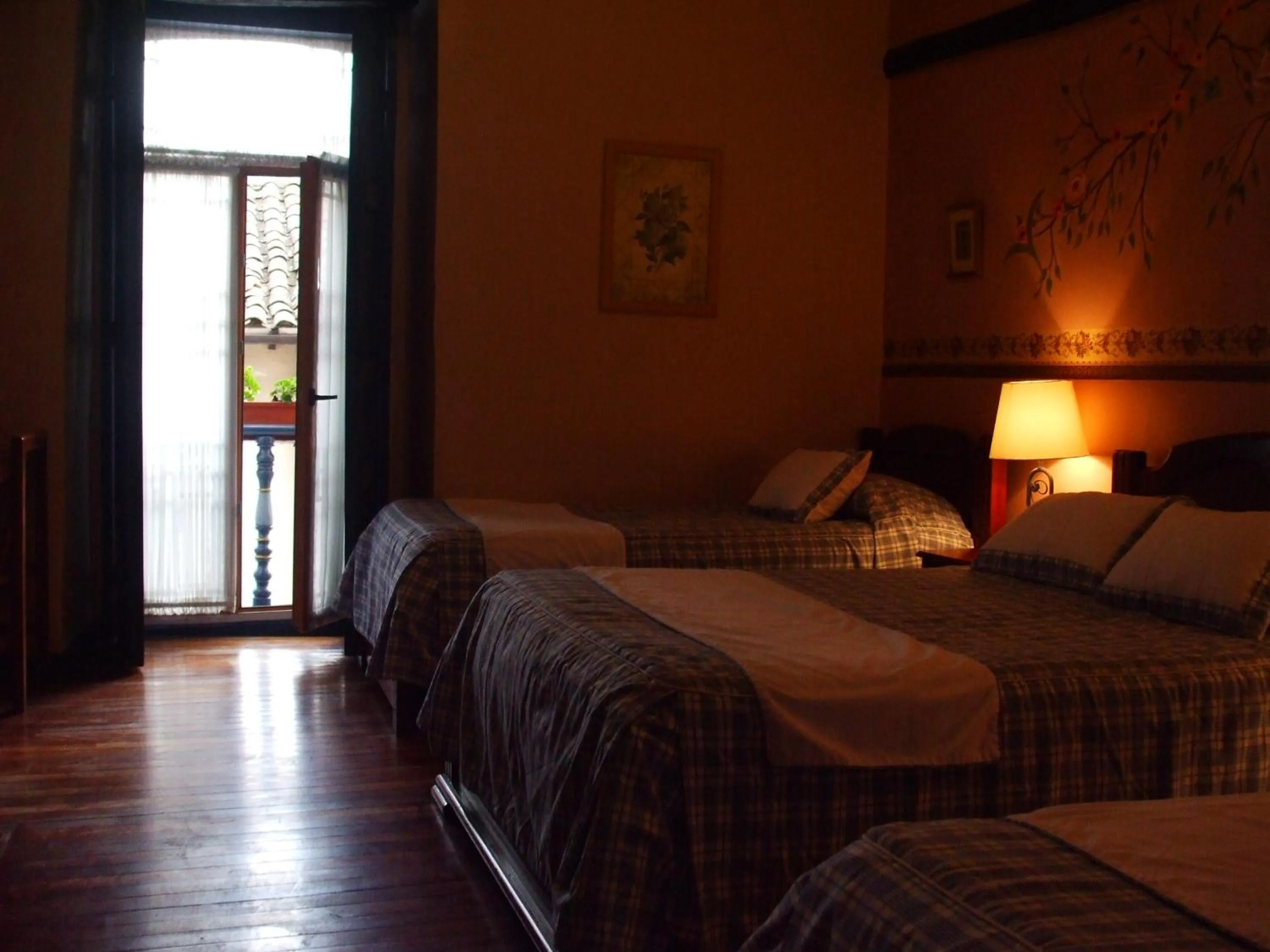 Bed in Hotel Posada del Angel