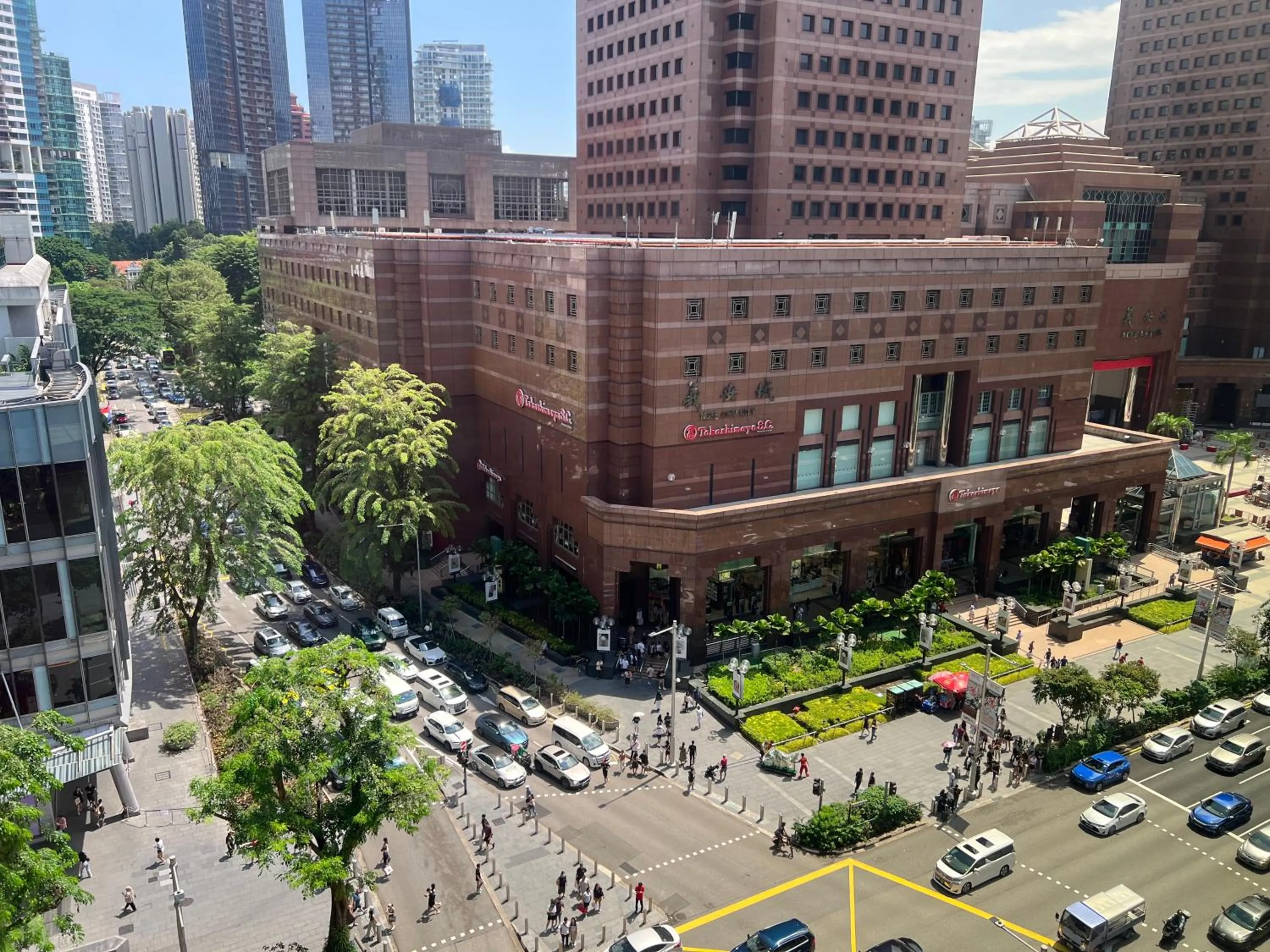 City view in Pullman Singapore Orchard