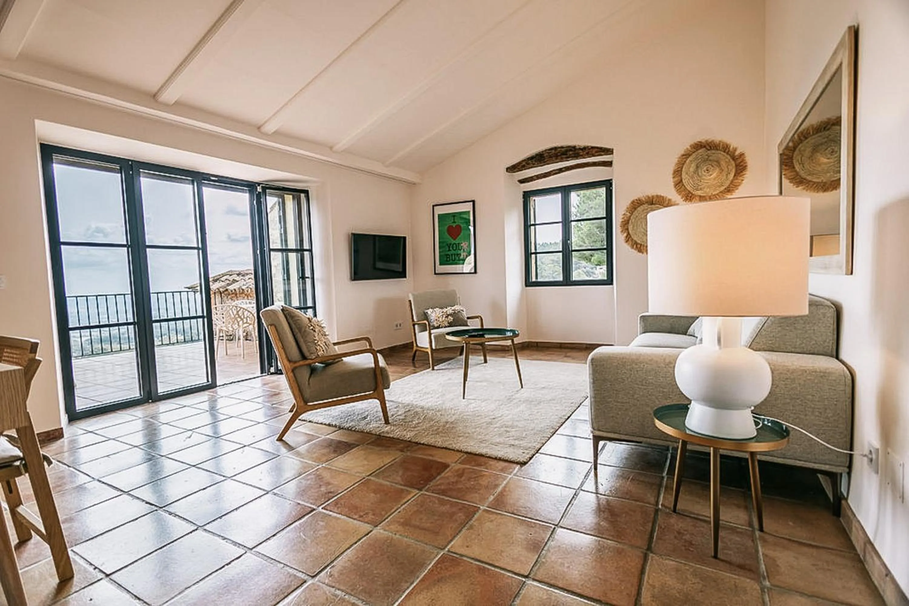 Seating area in Posada del Marqués I A Slow Design Hotel