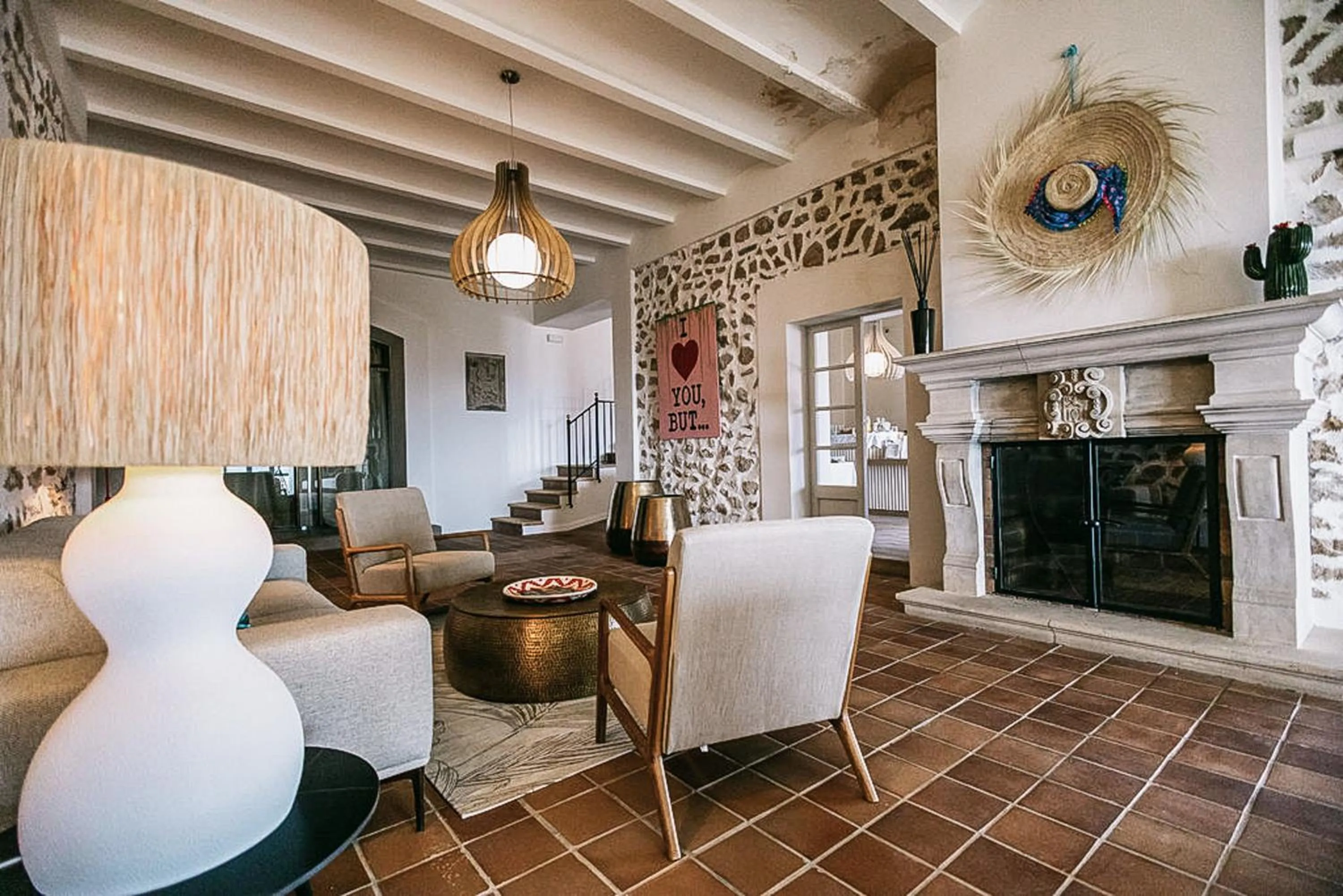 Seating area in Posada del Marqués I A Slow Design Hotel