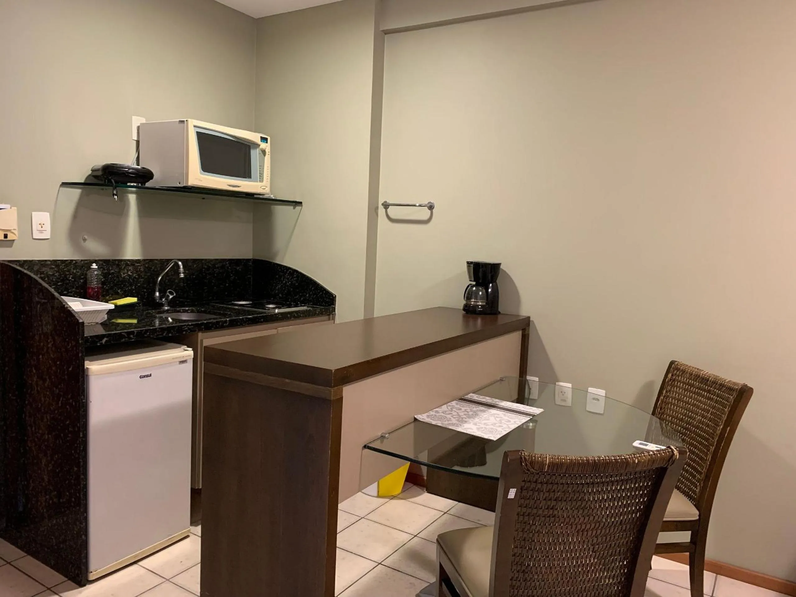 Kitchen or kitchenette in Flat no Condomínio Metrópolis - Ilha do Leite