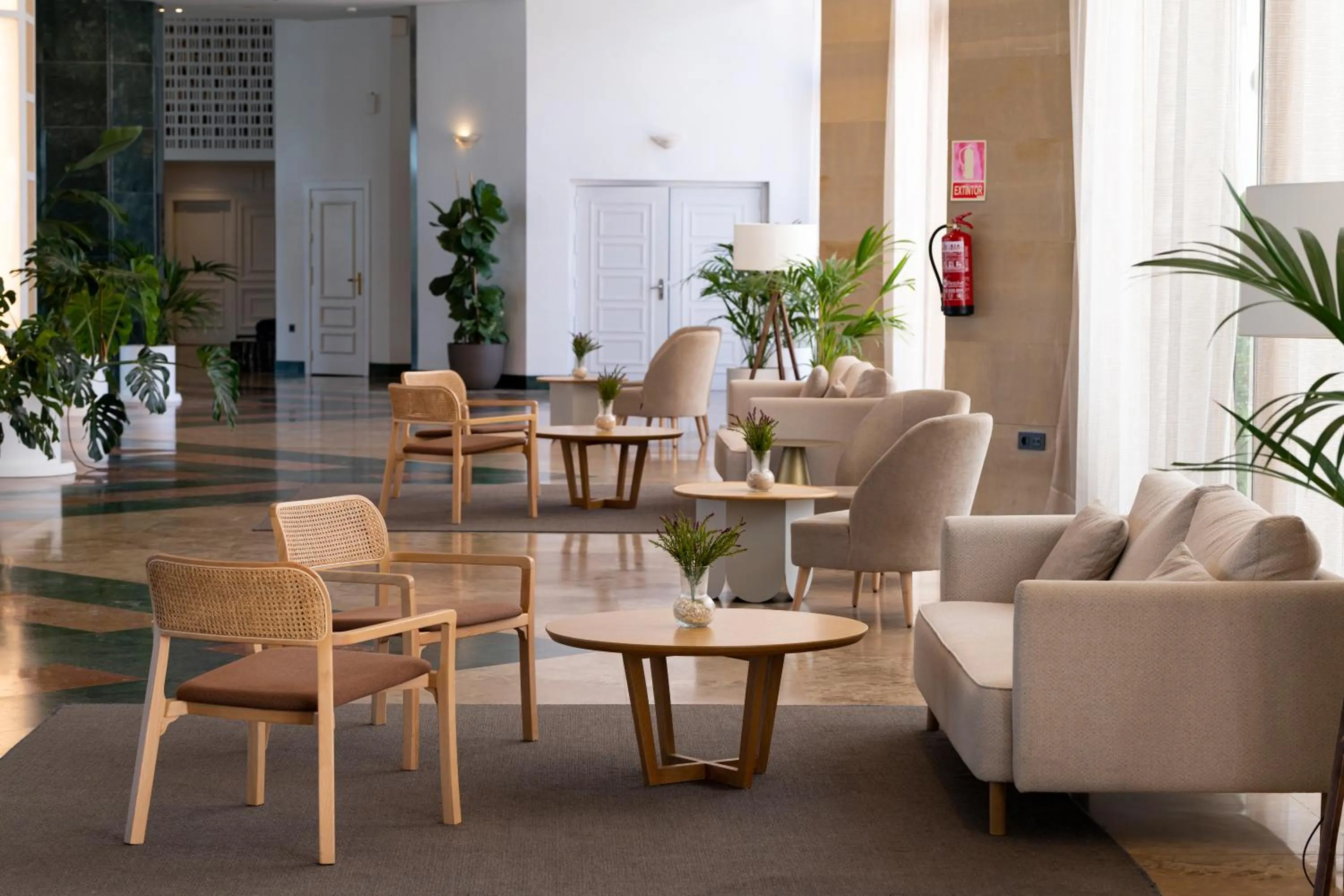 Seating area in Hotel Antequera Hills