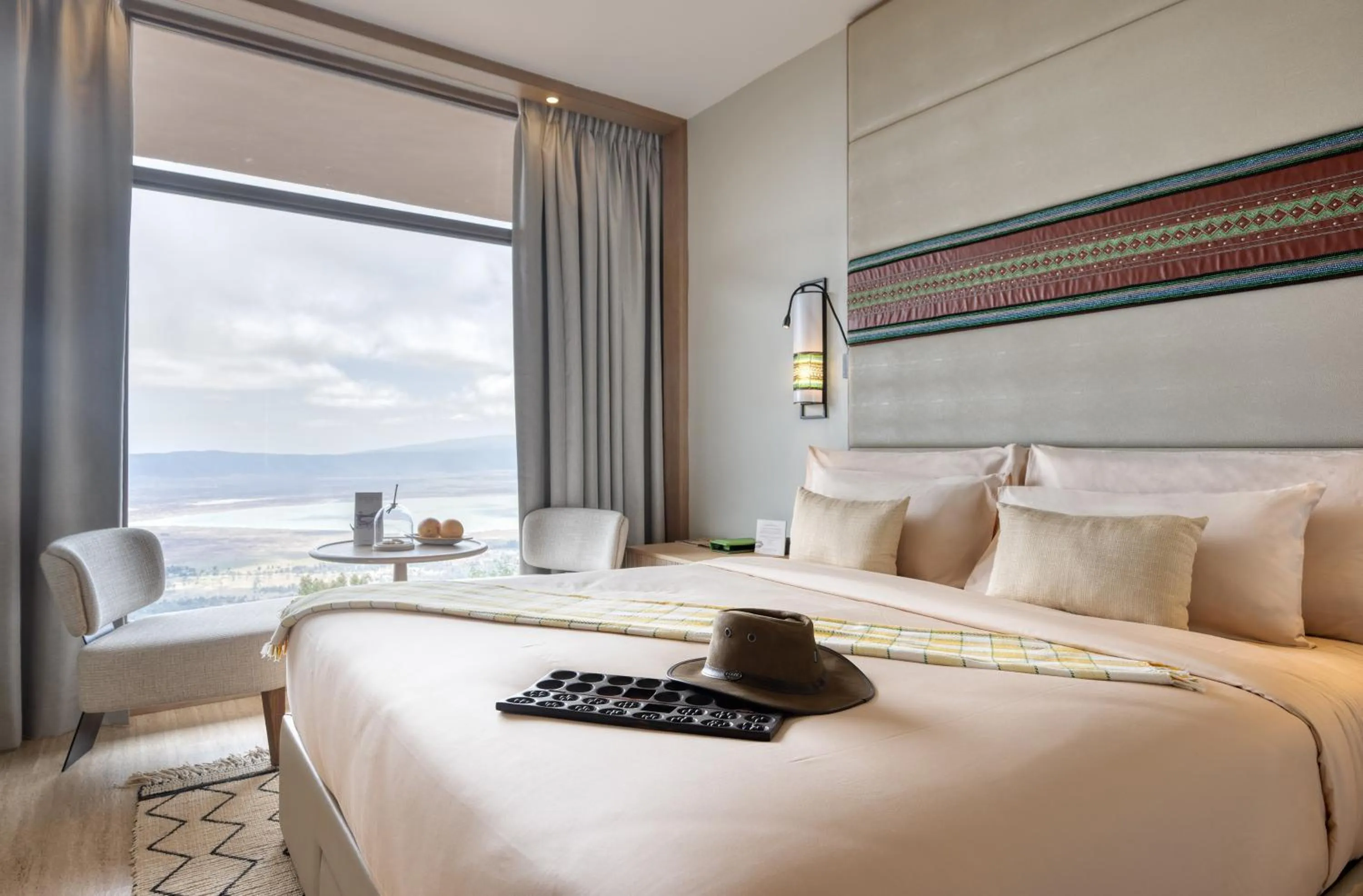 Bed in Ngorongoro Lodge member of Melia Collection - The Leading Hotels of the World