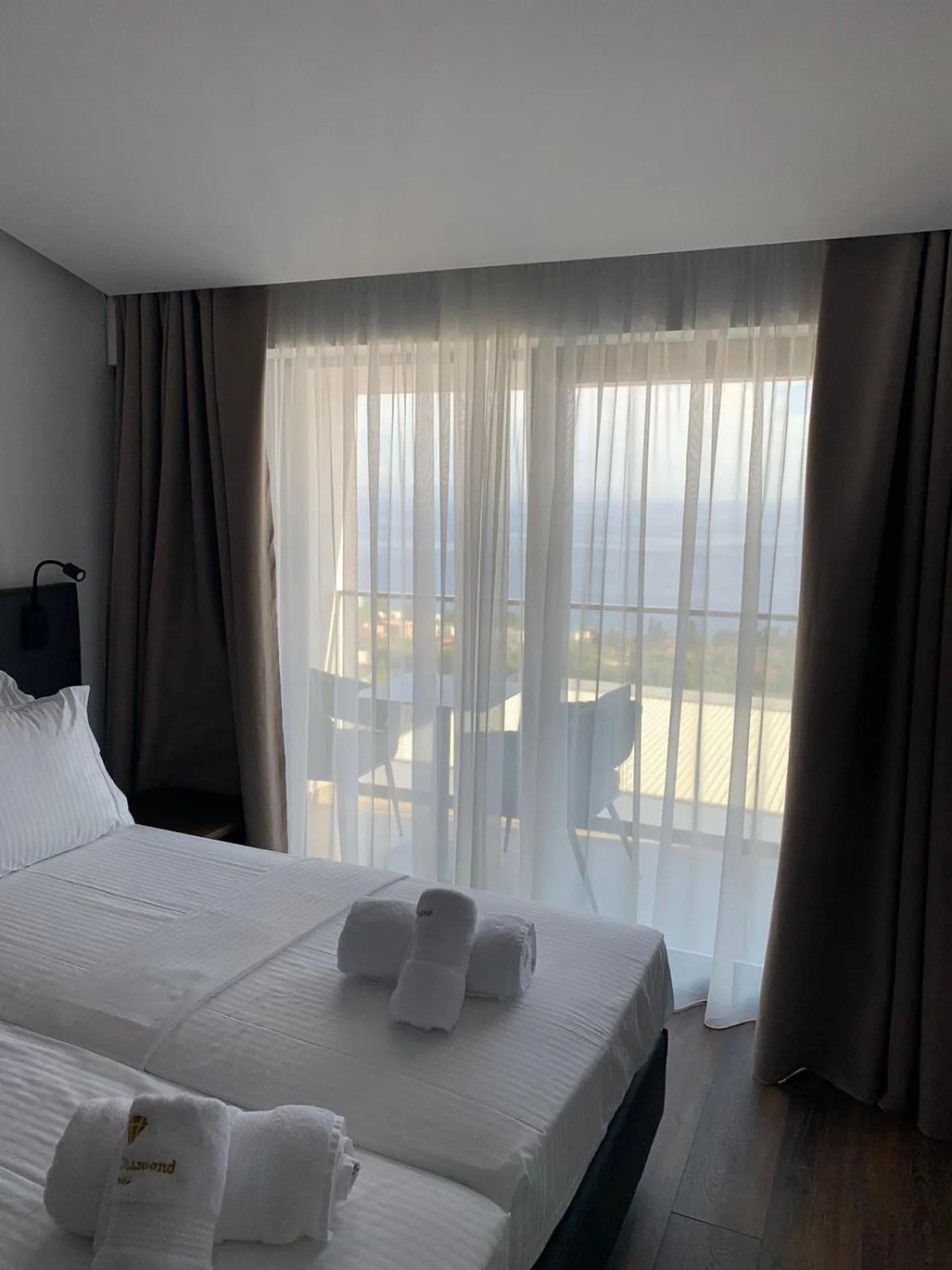 Bed in Black Diamond Hotel Dhermi