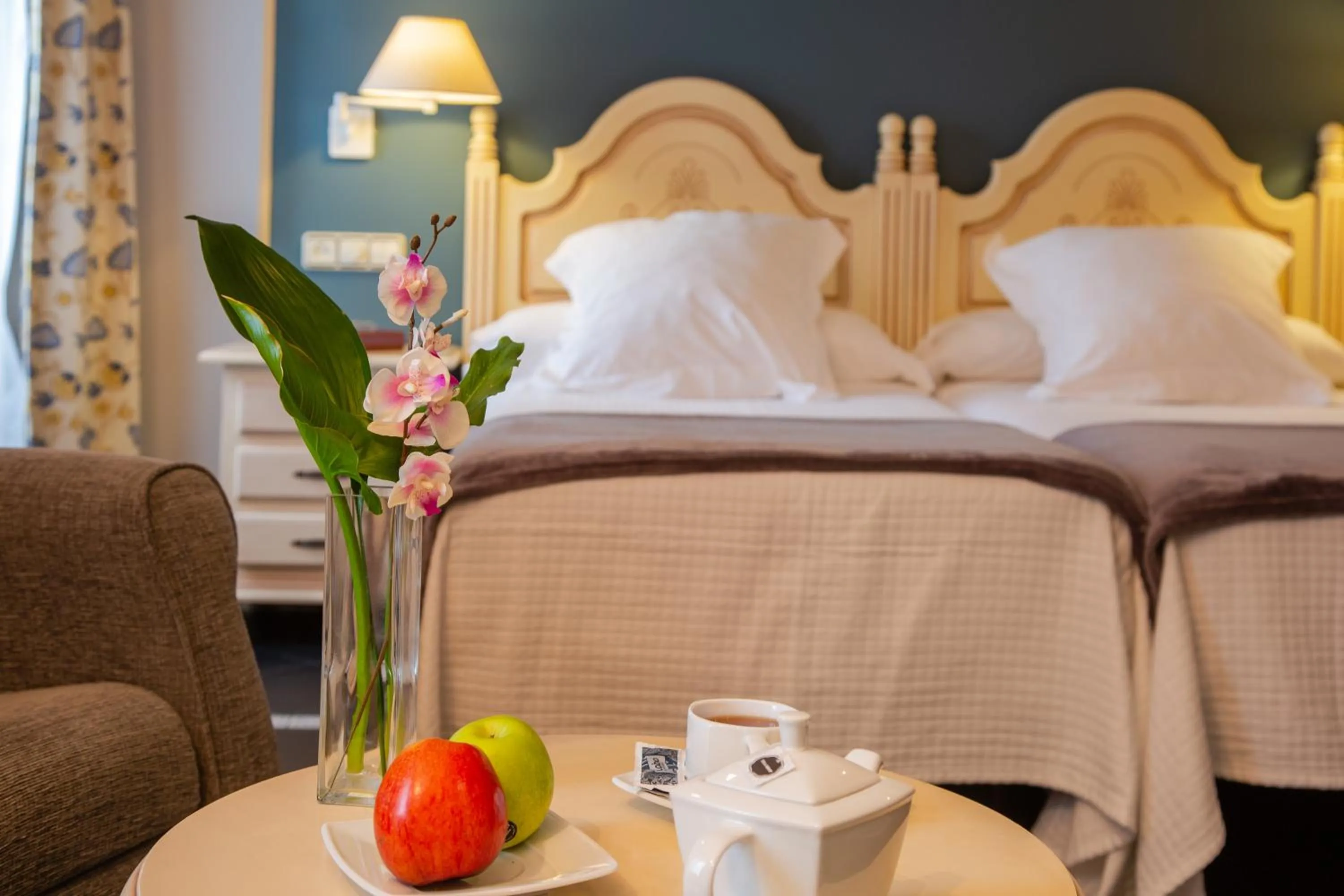 Bed in Hotel Palacio De La Viñona