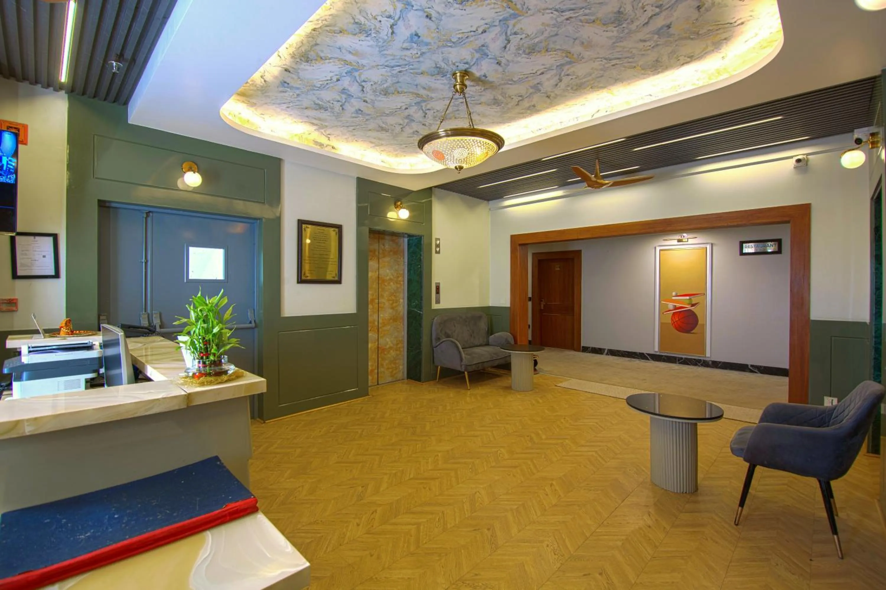 Lobby or reception in Hotel Bay Laurel Retreat