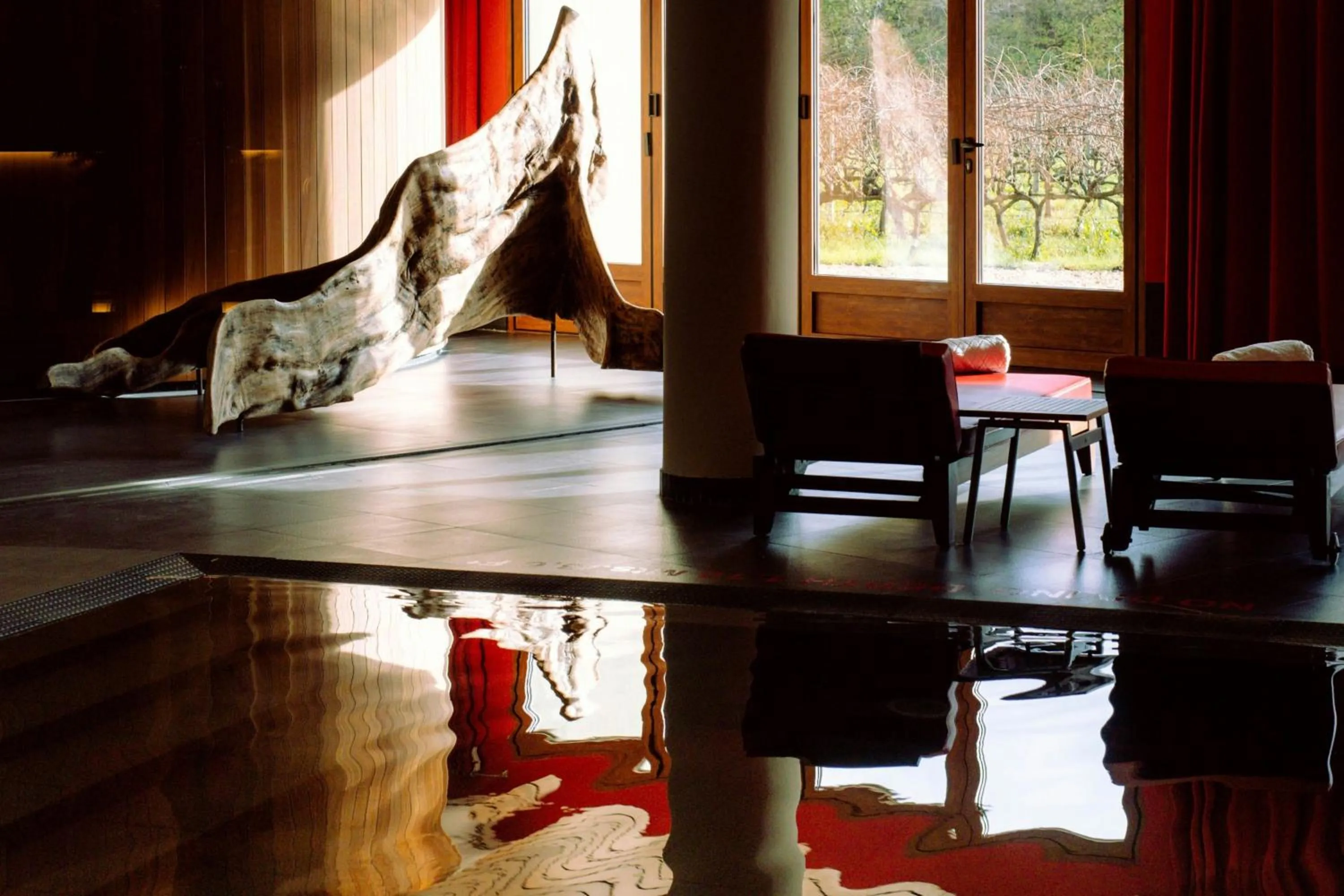 Swimming pool in Hotel Marqués de Riscal, a Luxury Collection Hotel, Elciego