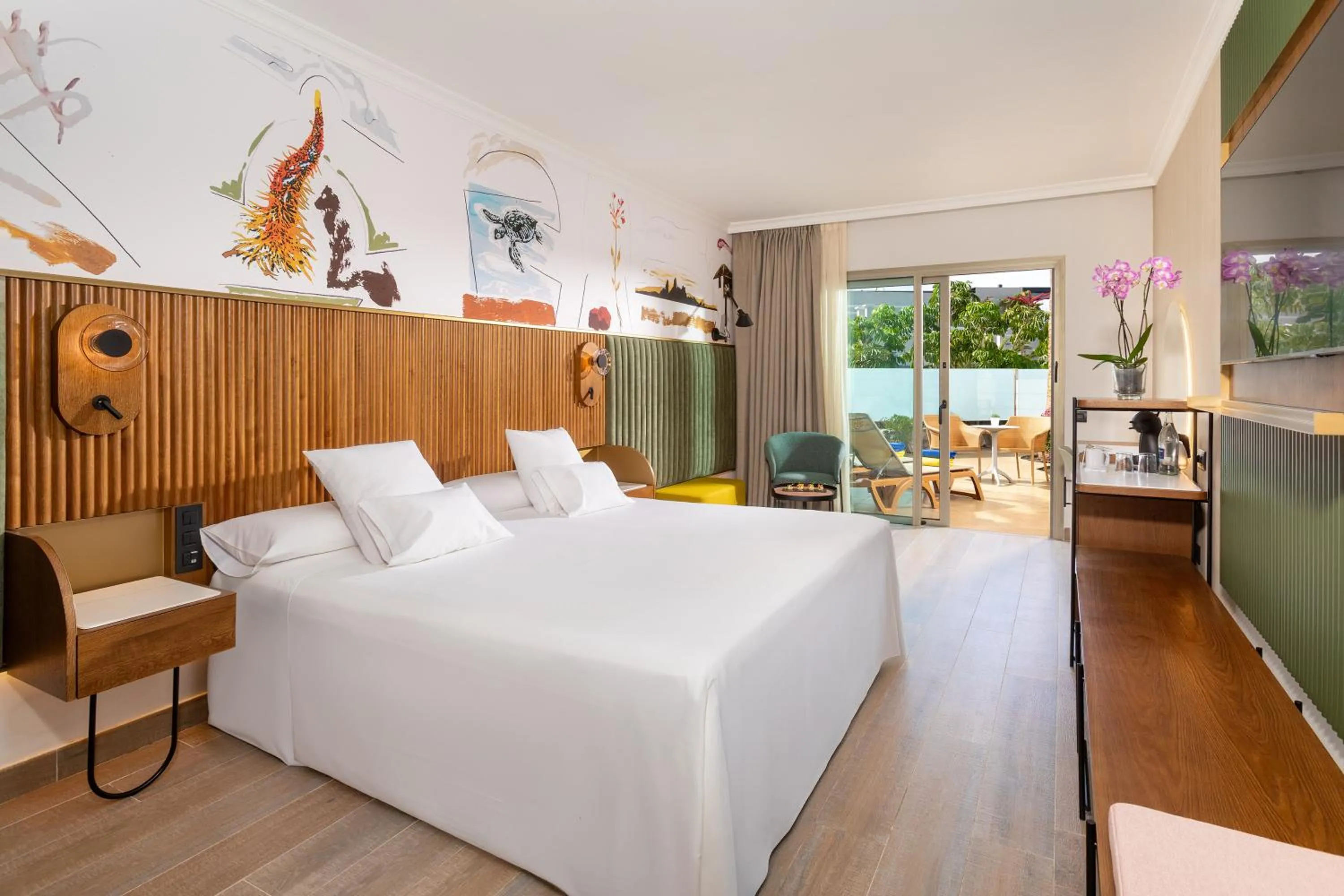 Bedroom, Bed in Adrián Hoteles Jardines de Nivaria