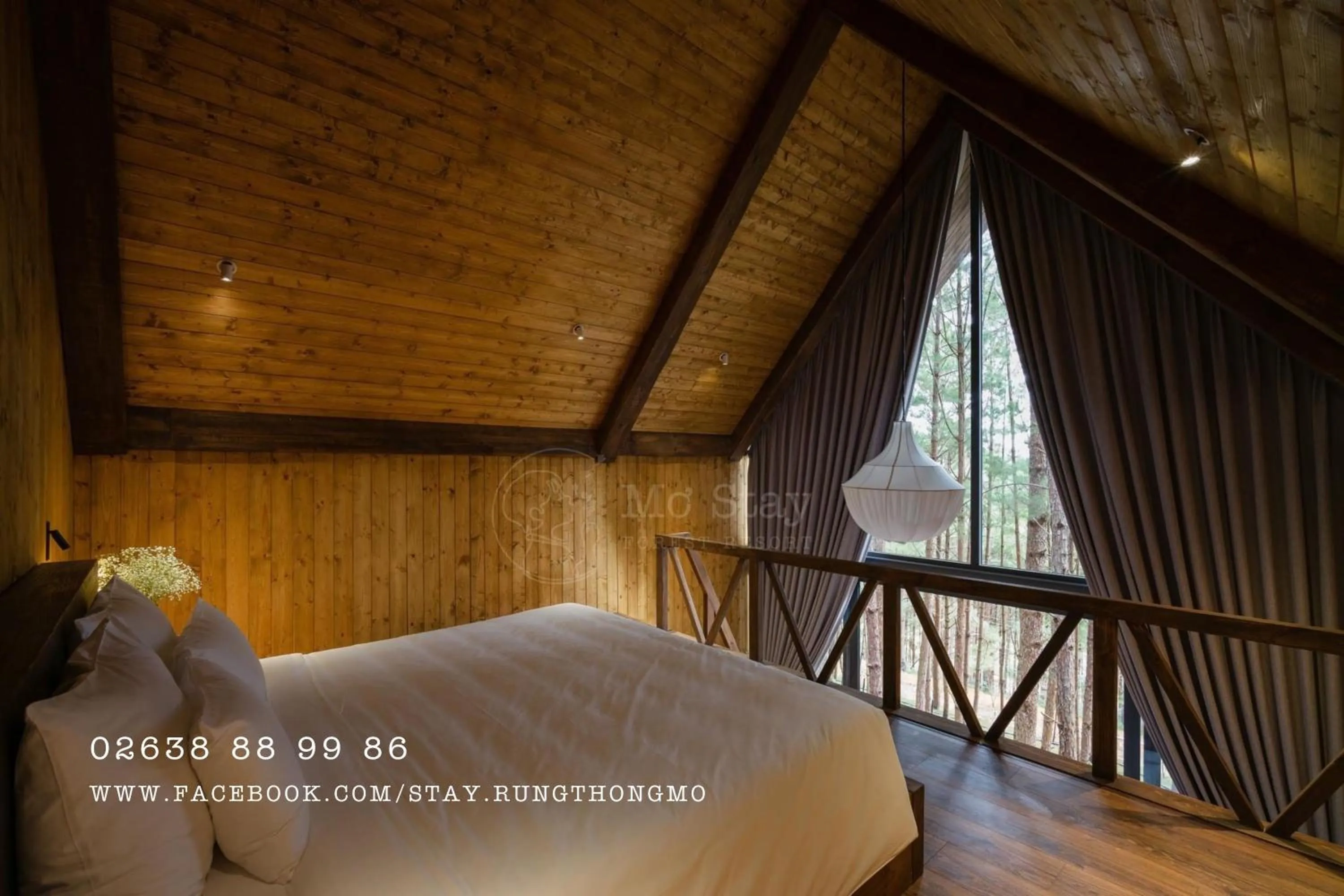 Bedroom, Bed in Mơ Stay - Forest Resort