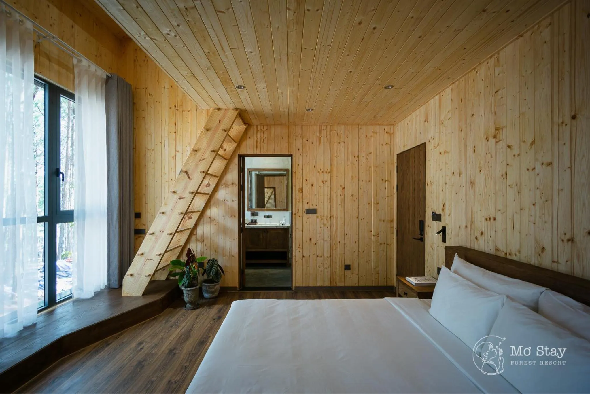Bed in Mơ Stay - Forest Resort