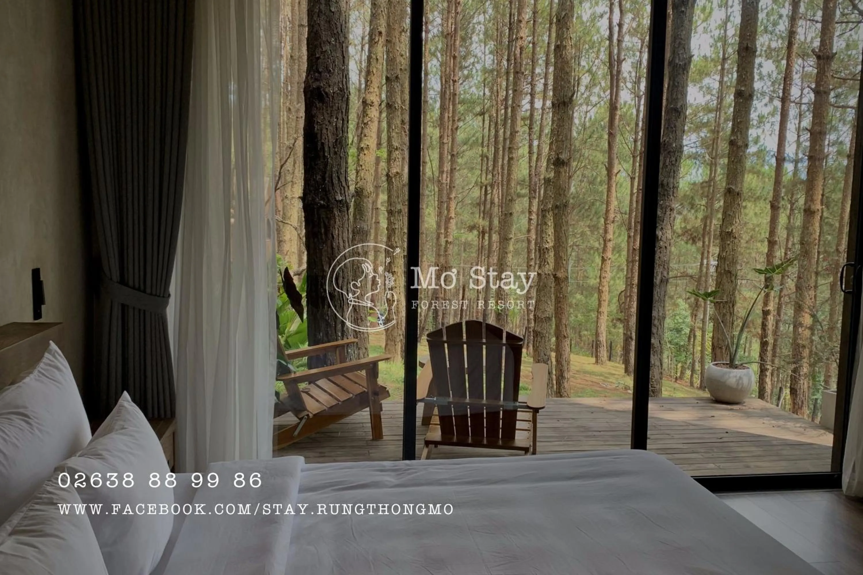 Balcony/Terrace in Mơ Stay - Forest Resort