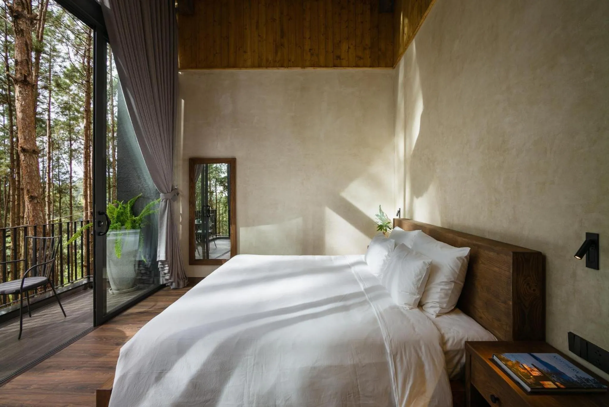 Bedroom, Bed in Mơ Stay - Forest Resort