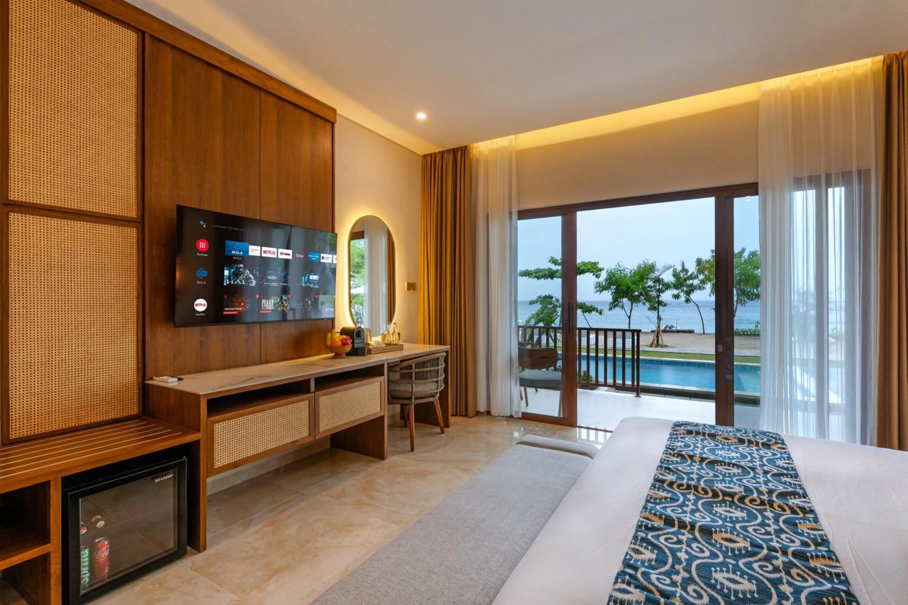 Sea view in Khamara Beach Resort