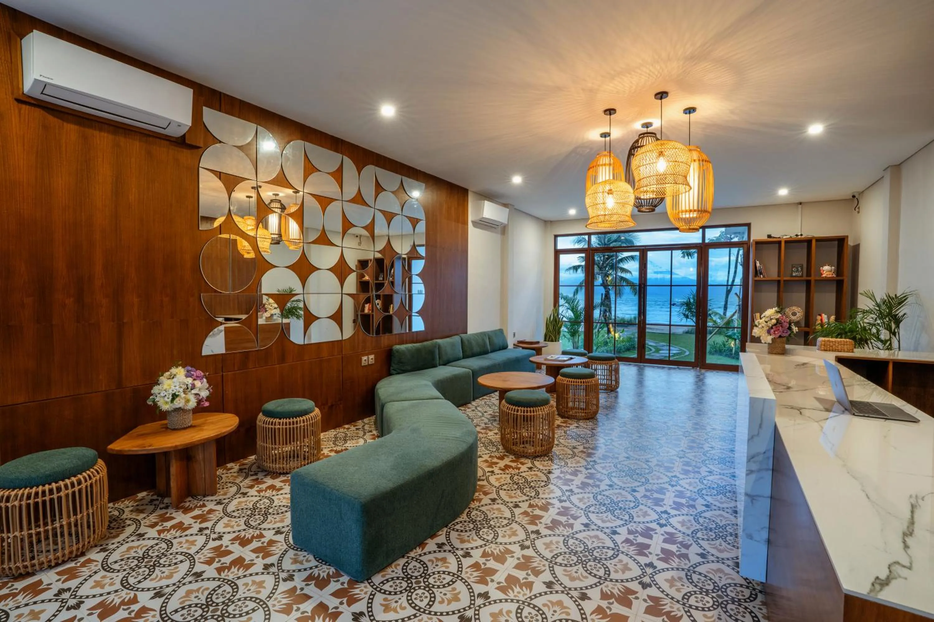Lobby or reception in Khamara Beach Resort