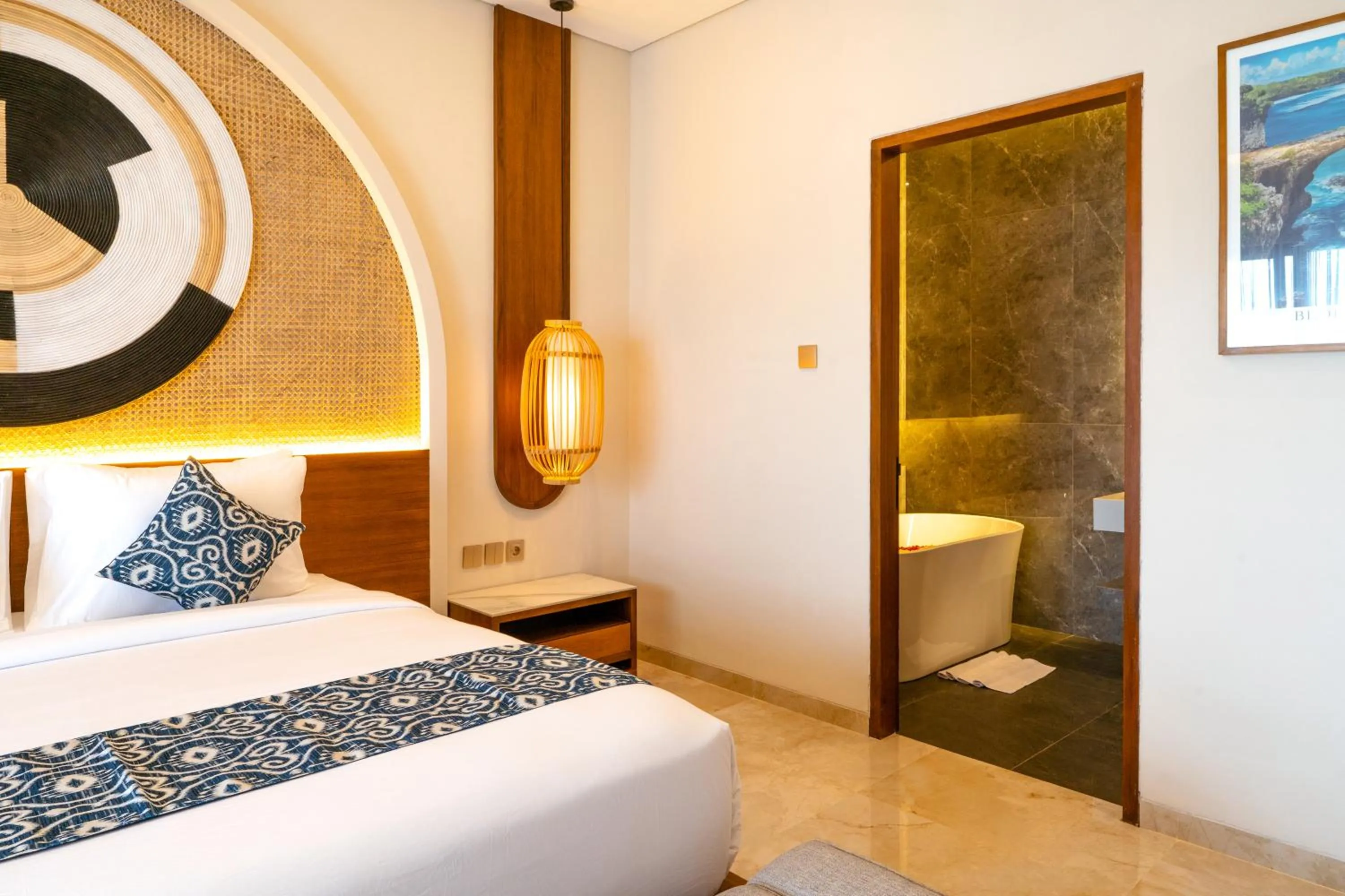 Bed in Khamara Beach Resort