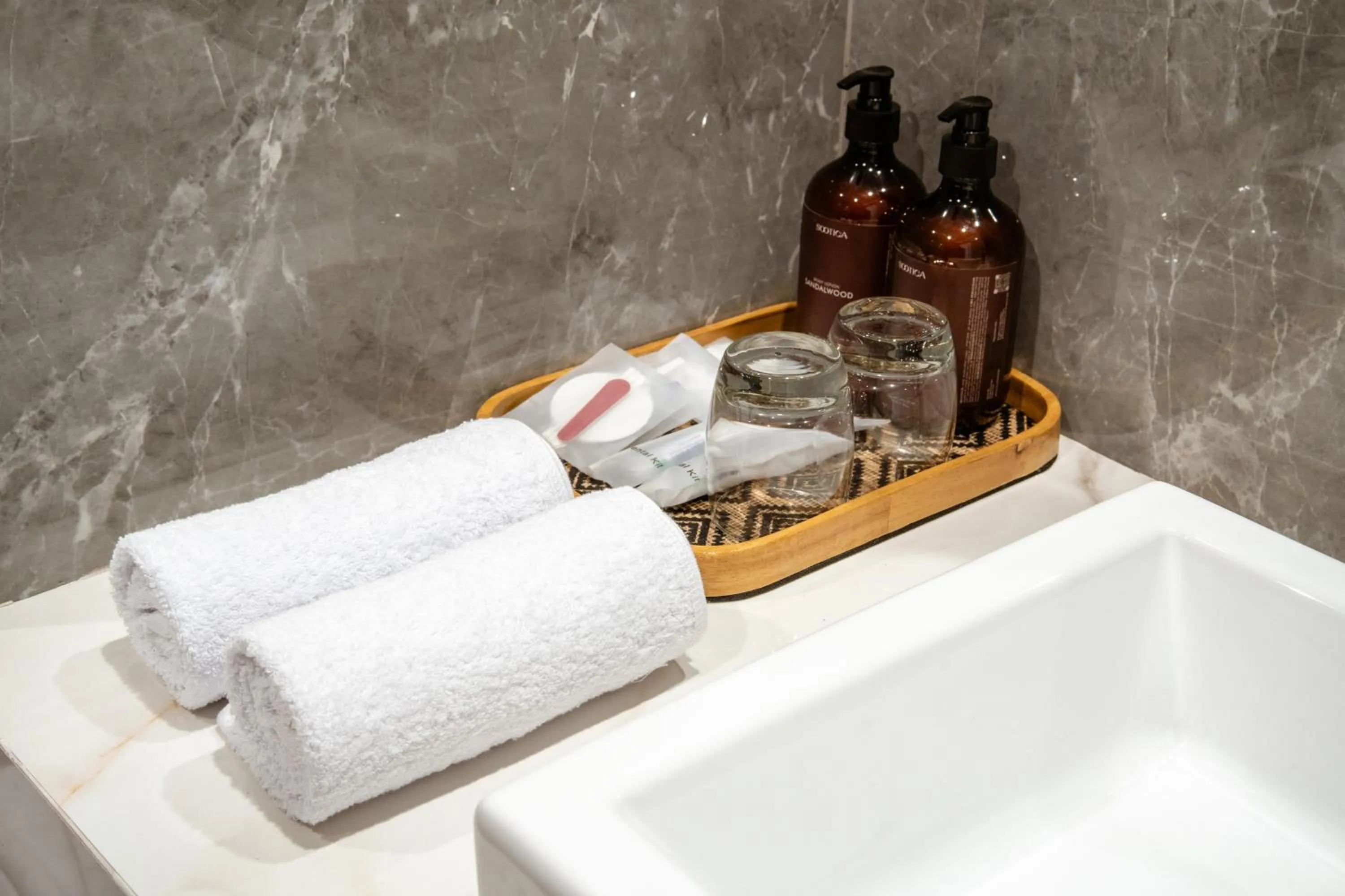 towels in Khamara Beach Resort