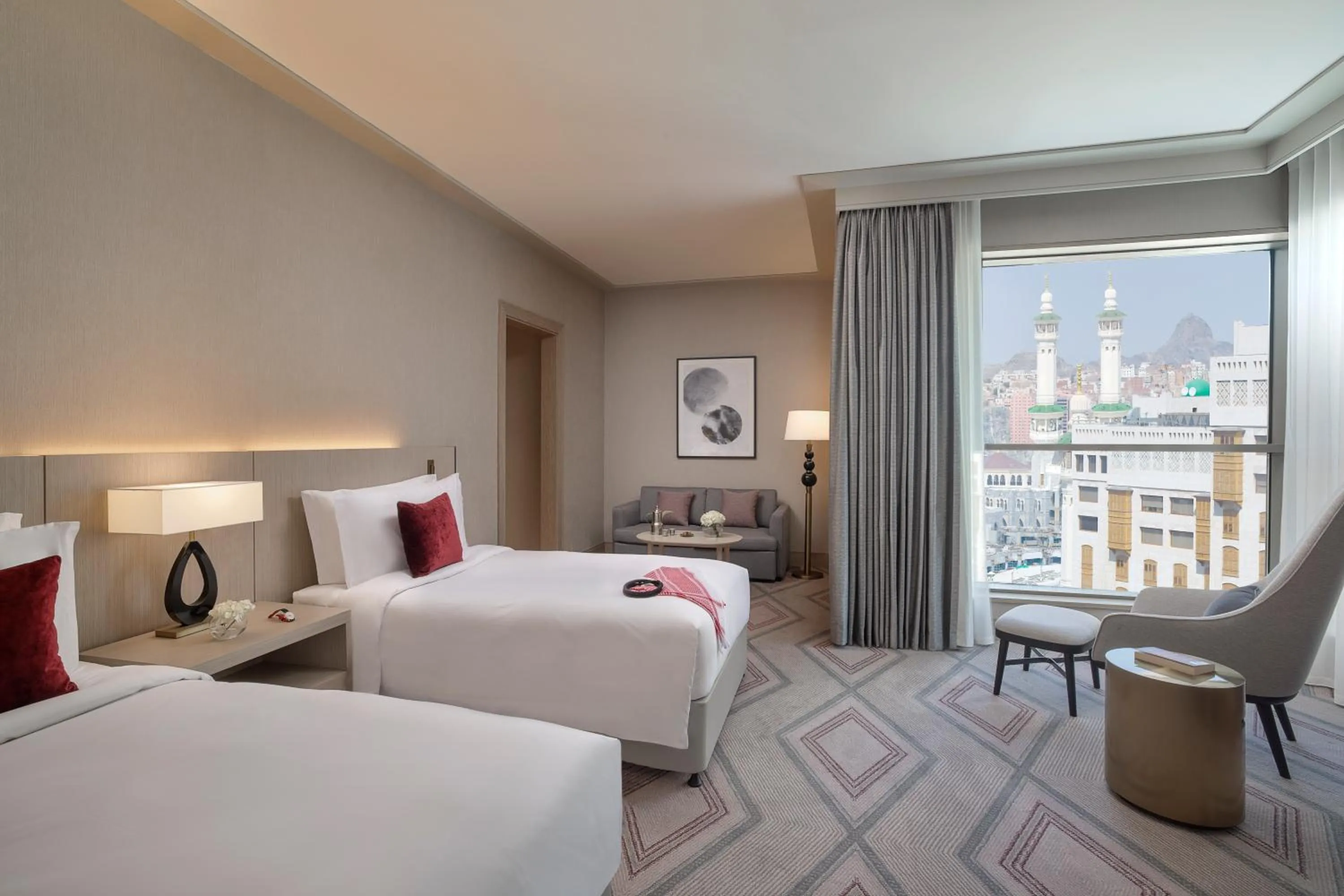 Seating area, Bed in Jumeirah Jabal Omar Makkah