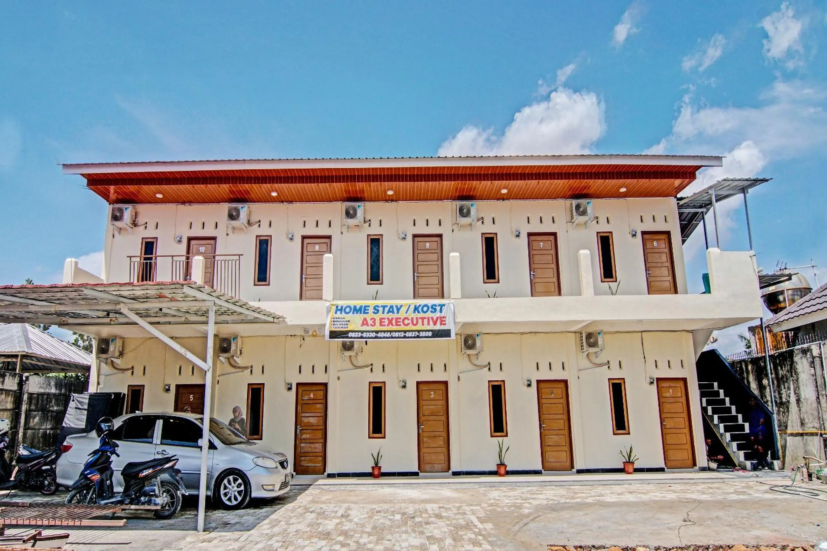 Facade/entrance in OYO 92135 A3 Homestay Syariah Executive