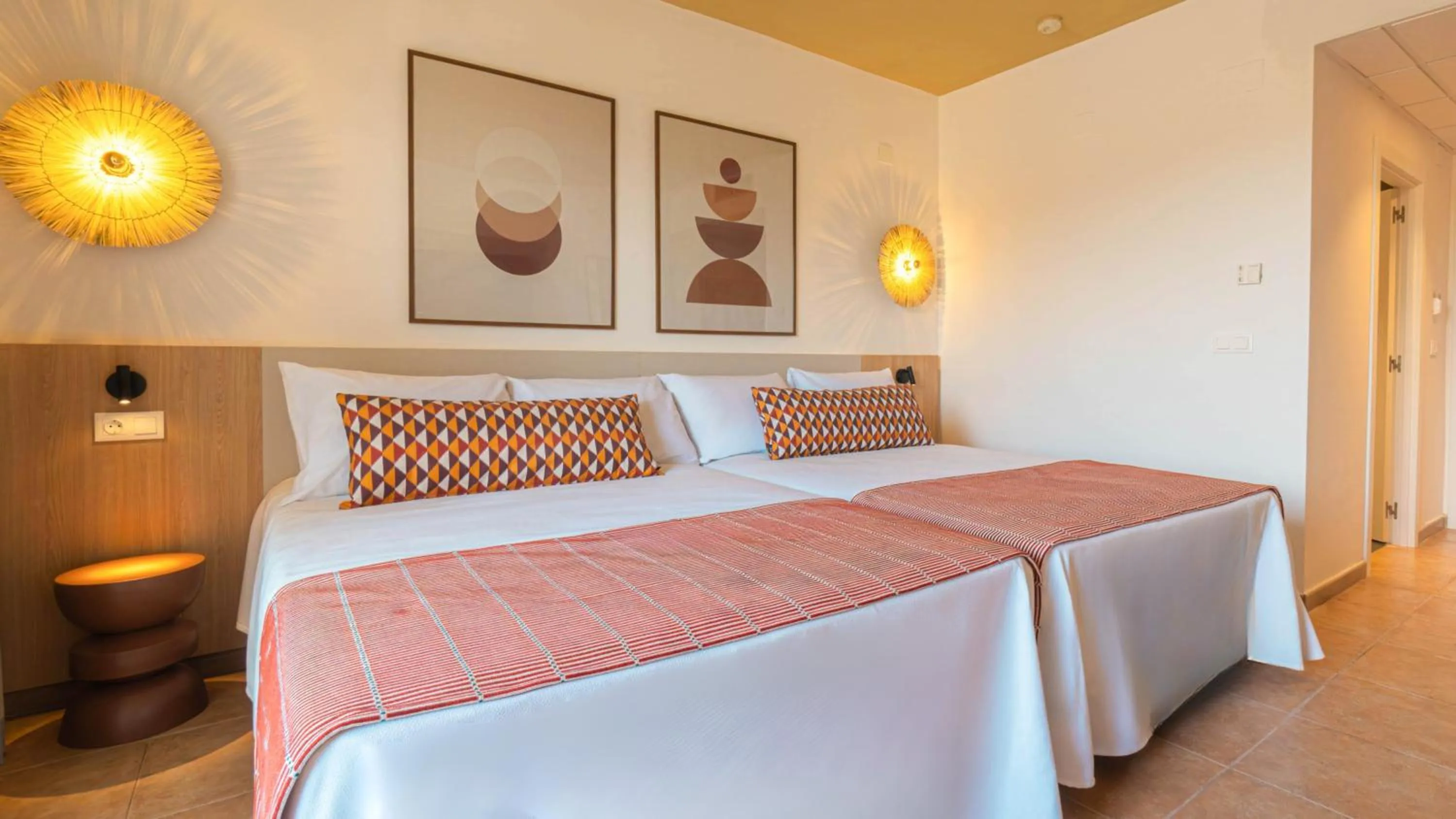 Bed in Ohtels La Hacienda